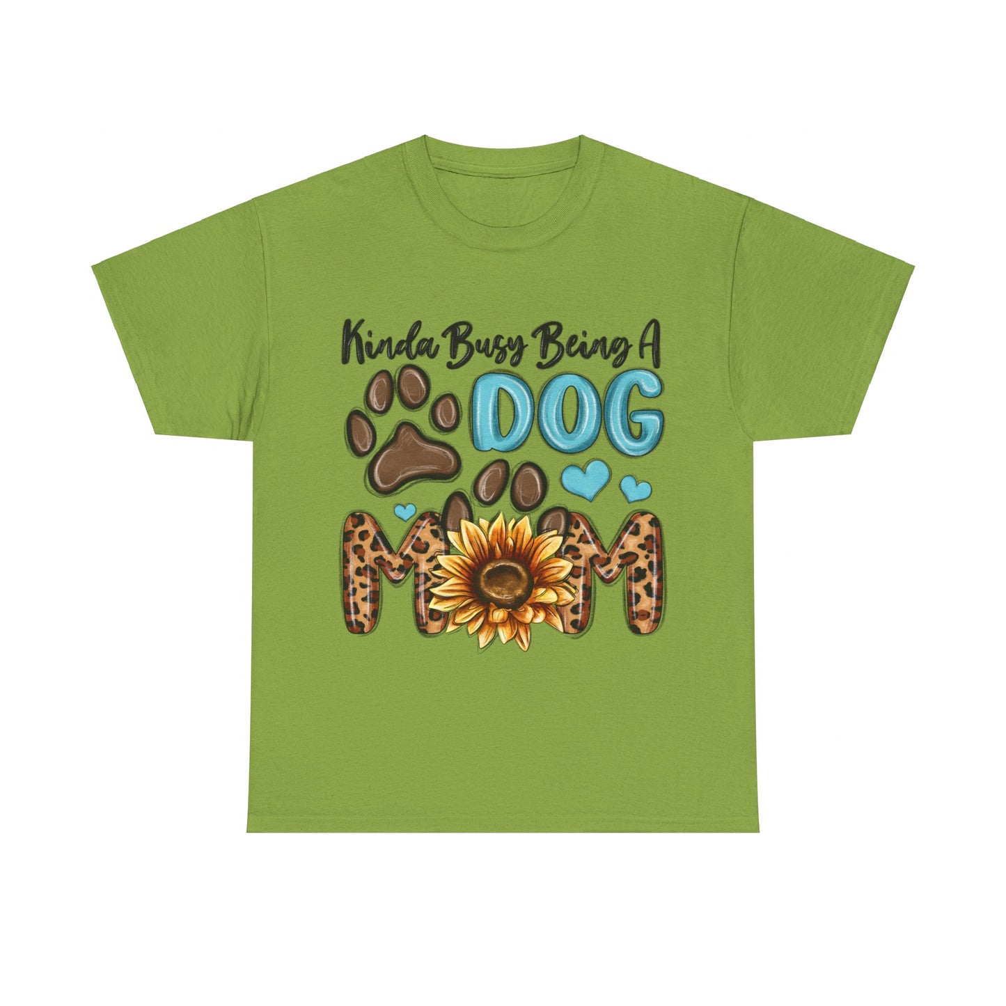 Busy Being A Dog Mom Unisex Heavy Cotton Tee