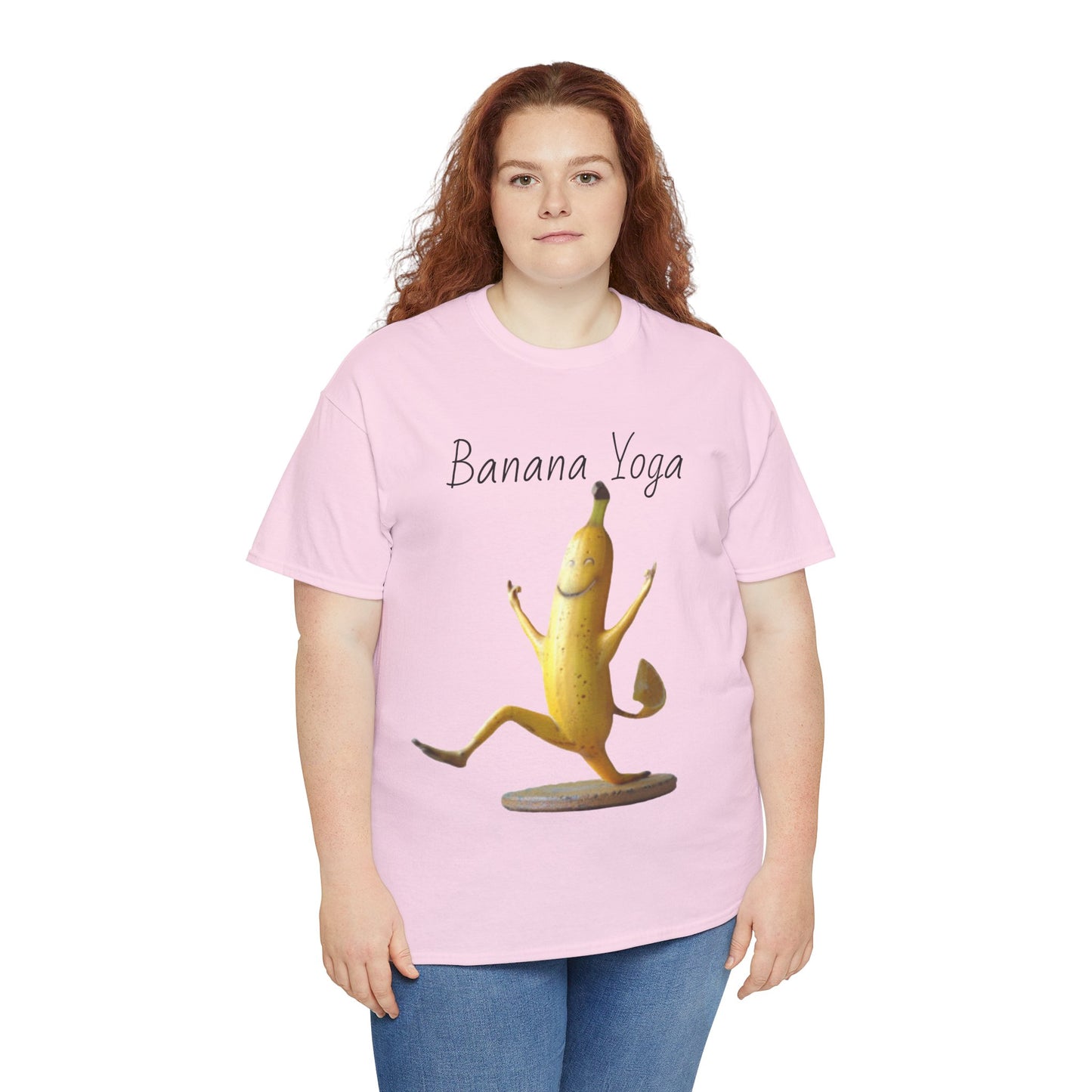 Banana Yoga2 Unisex Heavy Cotton Tee