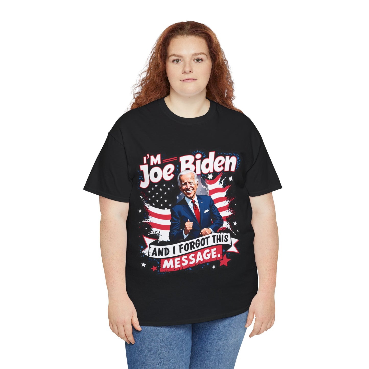 Biden I Forgot Unisex Heavy Cotton Tee