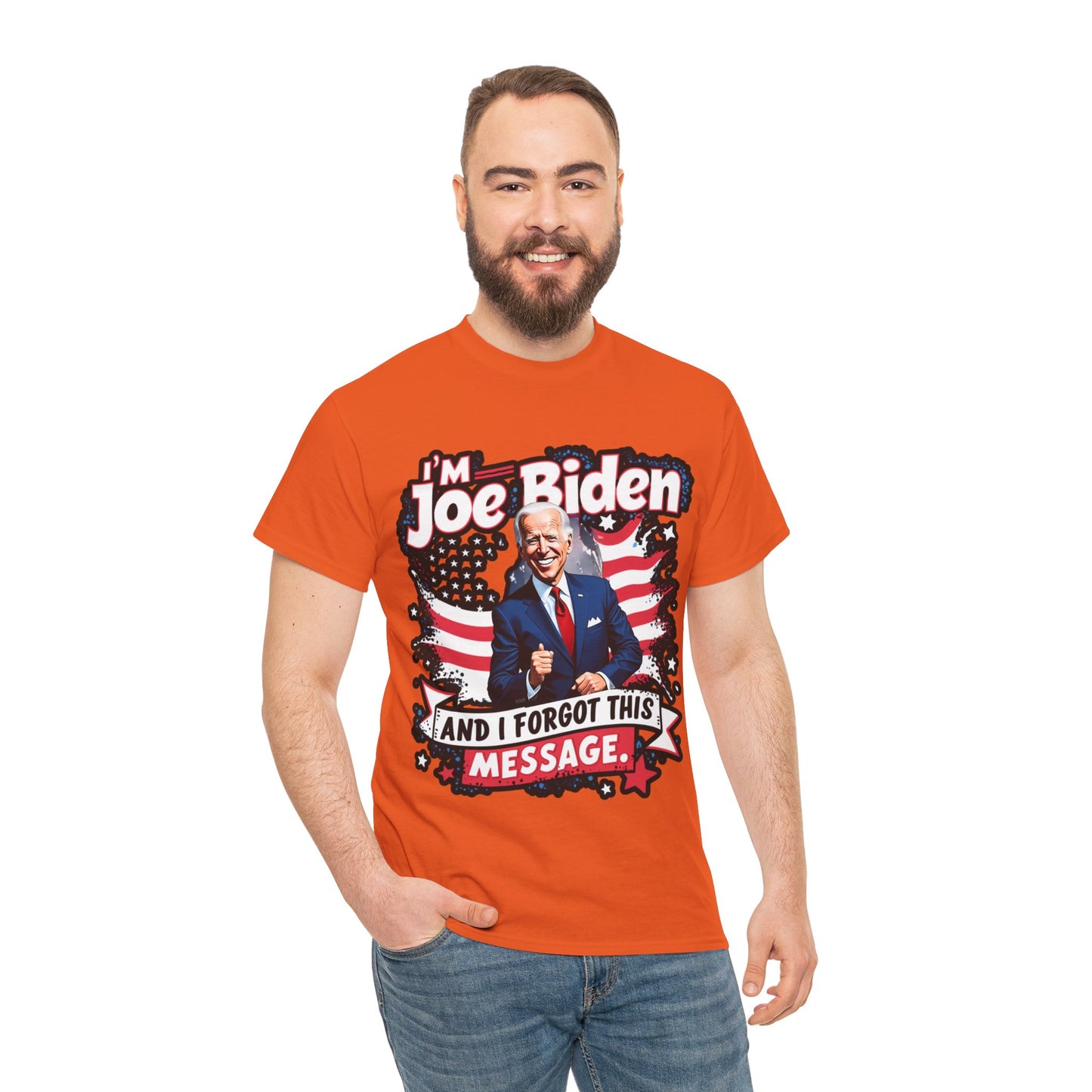 Biden I Forgot Unisex Heavy Cotton Tee