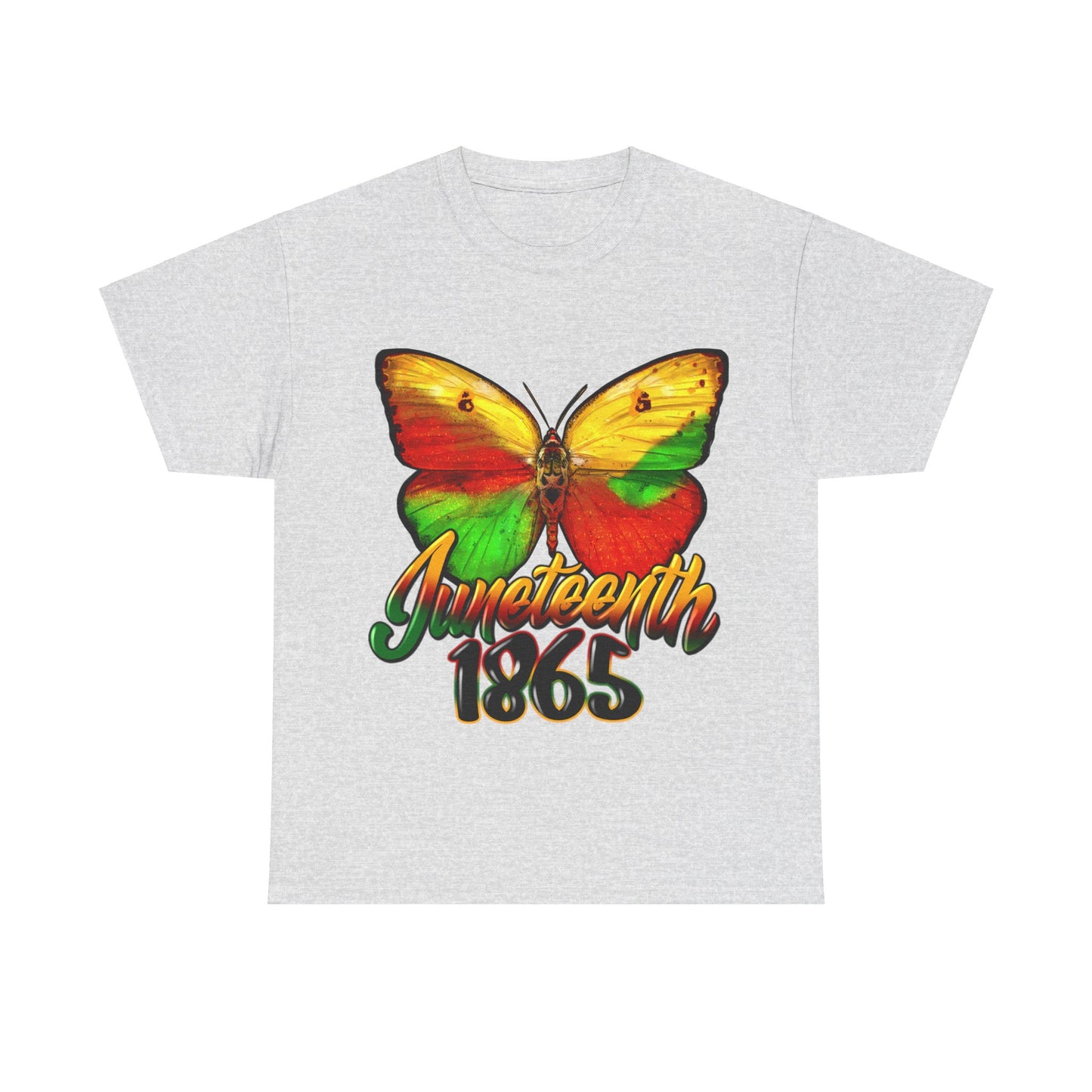 Juneteenth Butterfly Unisex Heavy Cotton Tee