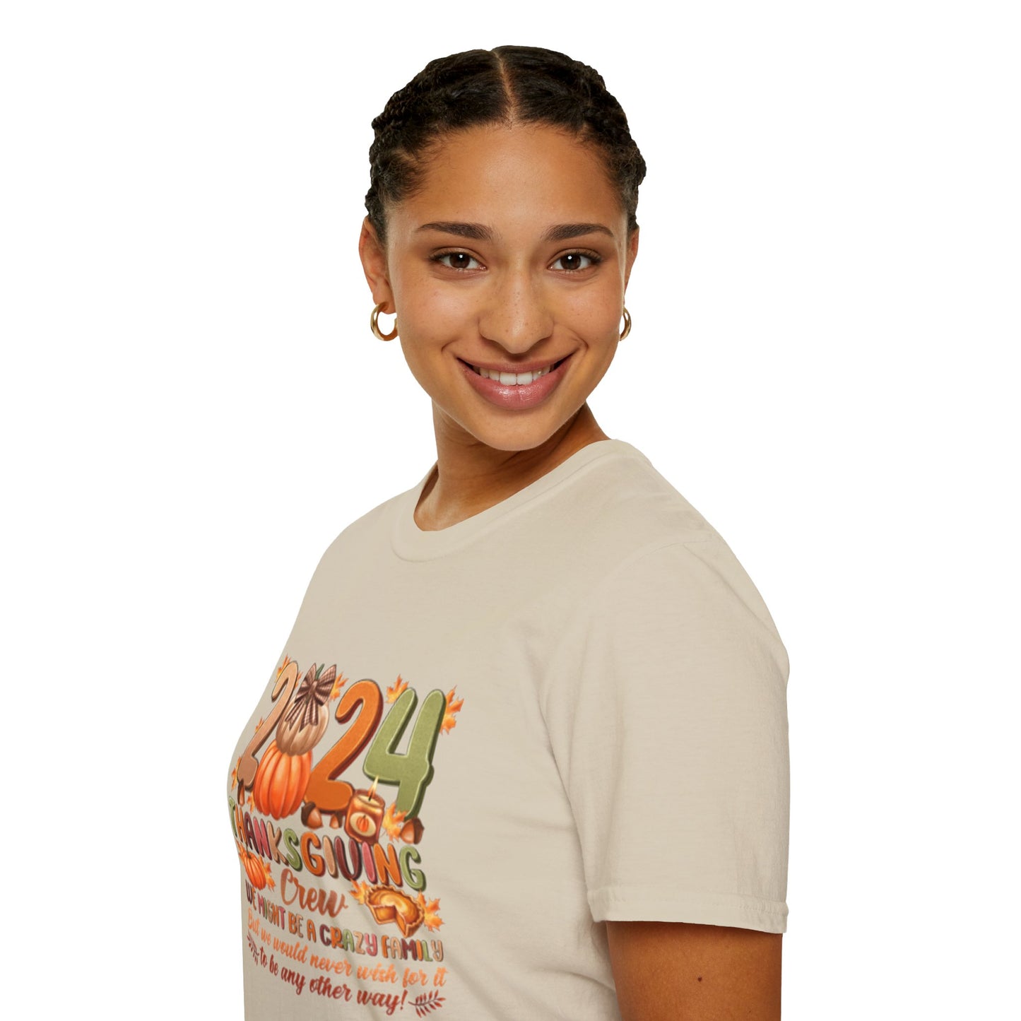 Thanksgiving Family 2024 Unisex Softstyle T-Shirt