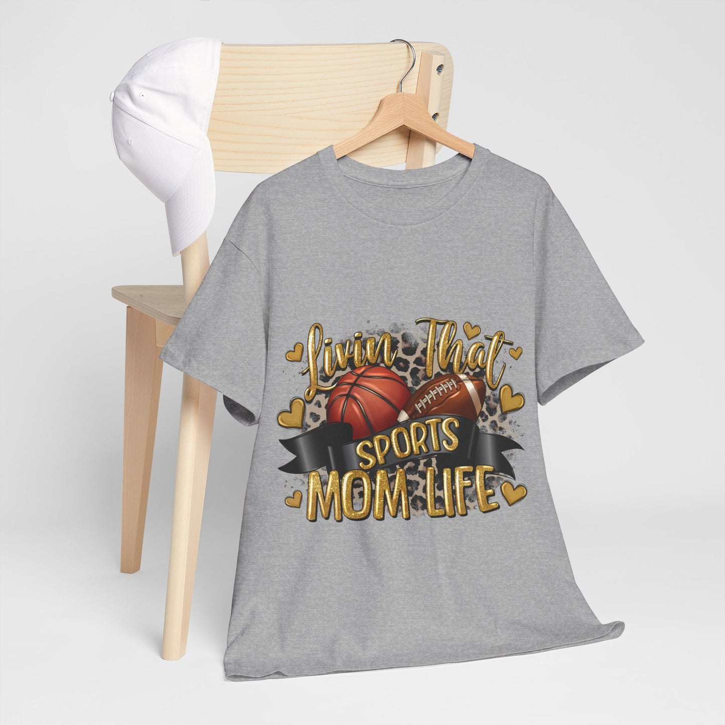 Sports Life Mom Unisex Heavy Cotton Tee