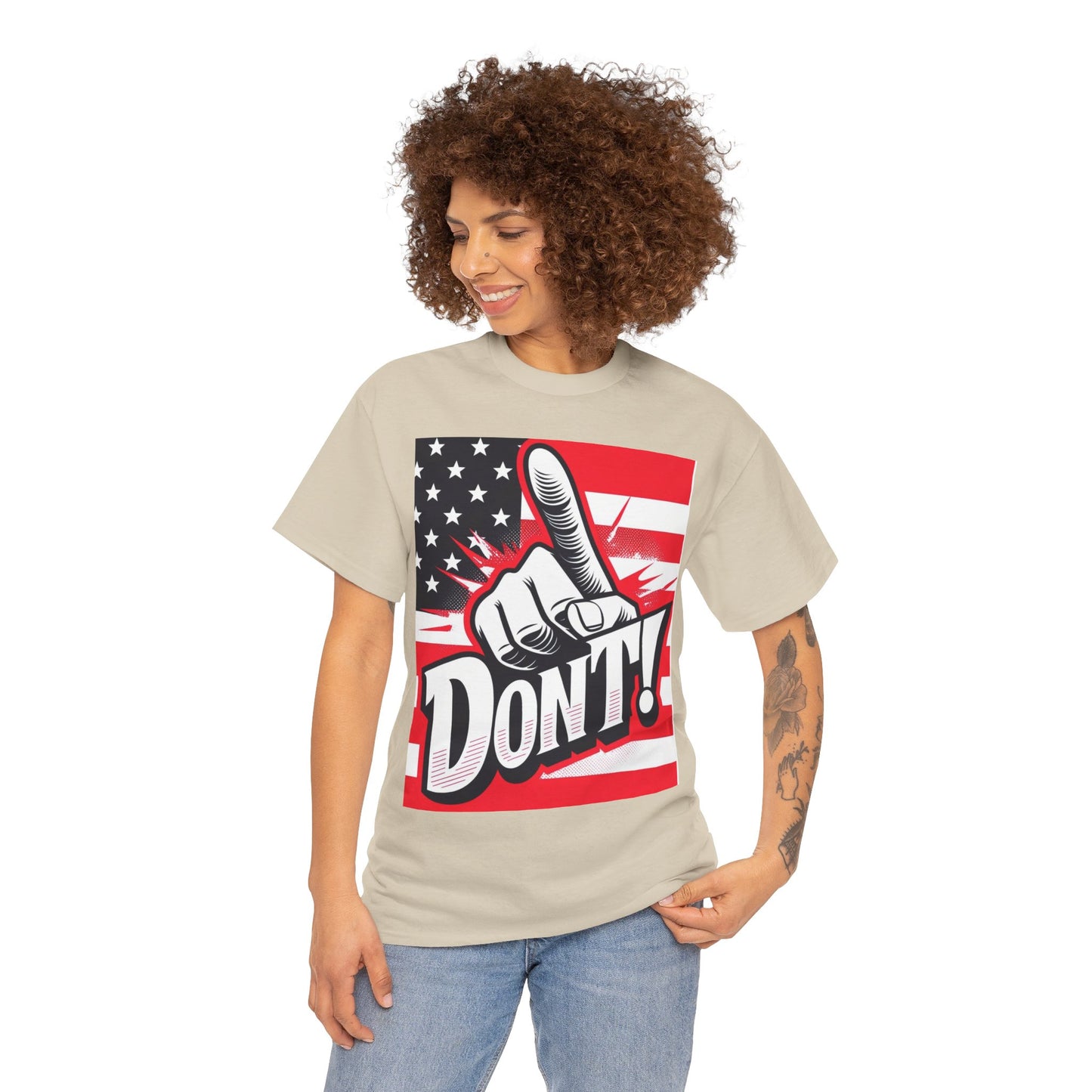 Don't Unisex Heavy Cotton Tee