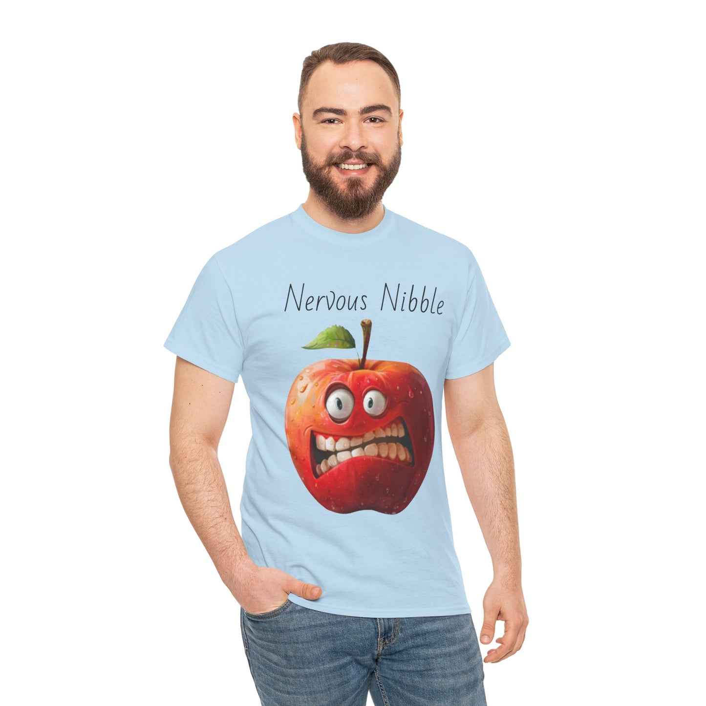 Nervous Nibble Unisex Heavy Cotton Tee