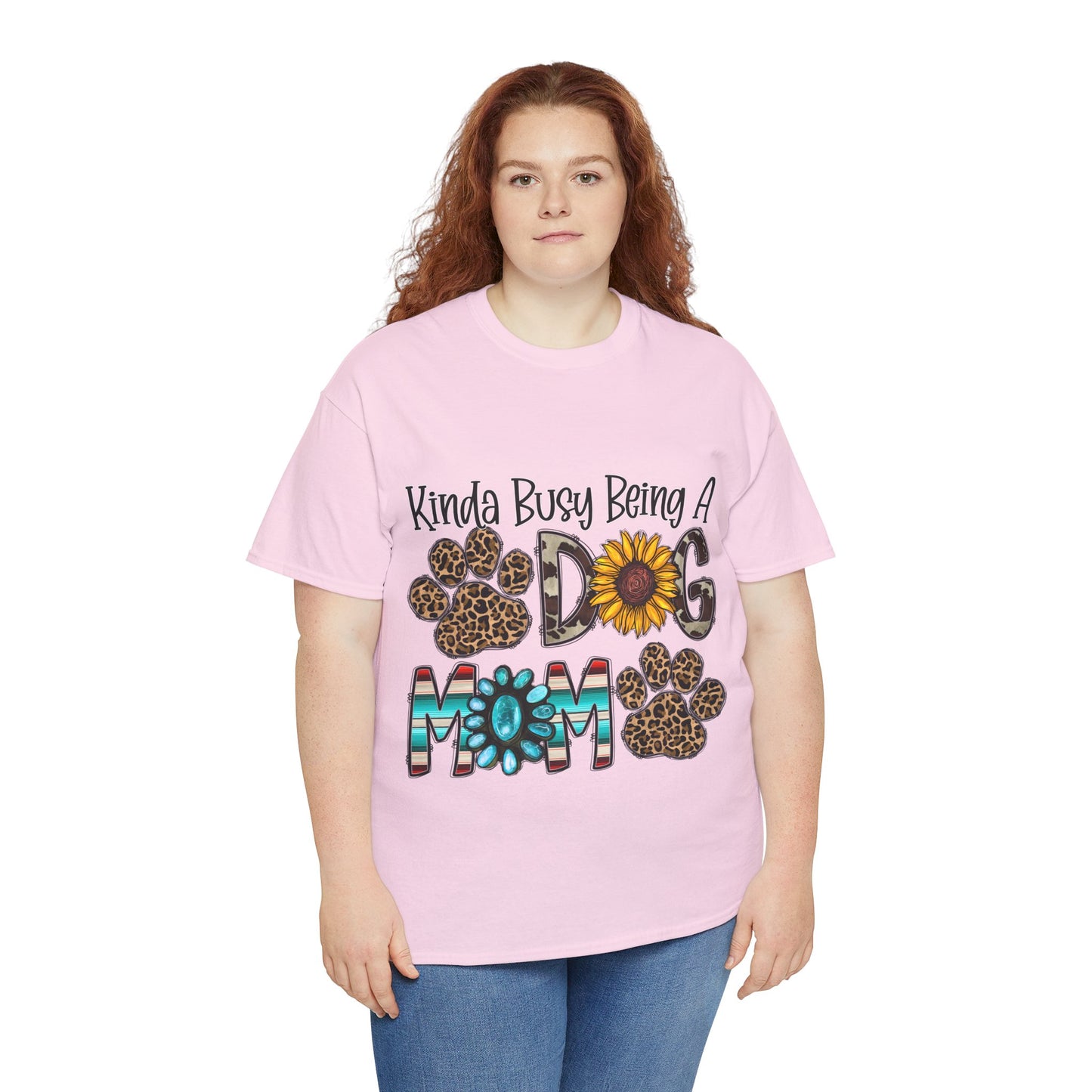 Busy Dog Mom Unisex Heavy Cotton Tee