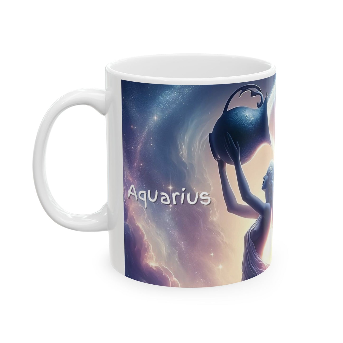 Aquarius Ceramic Mug, 11oz