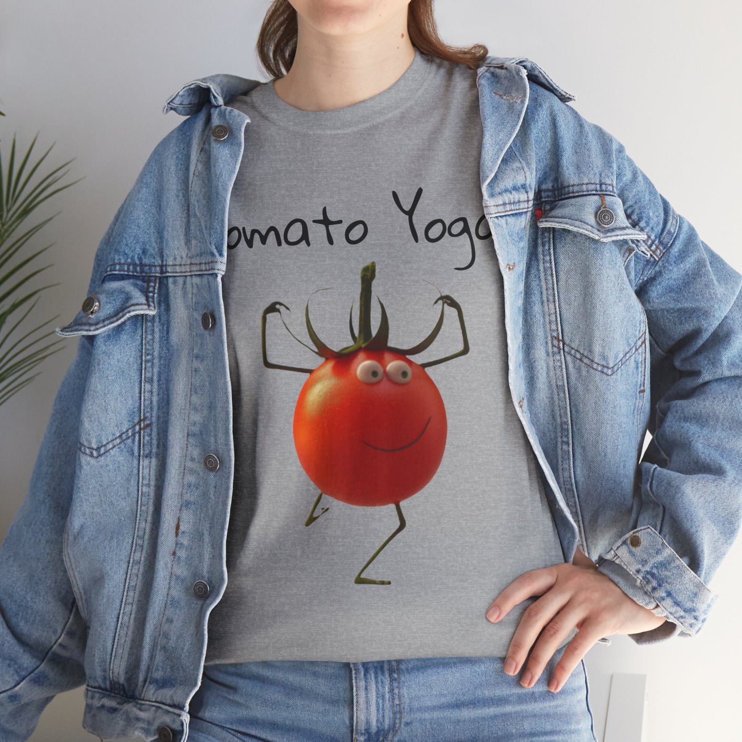 Tomato Yoga Unisex Heavy Cotton Tee