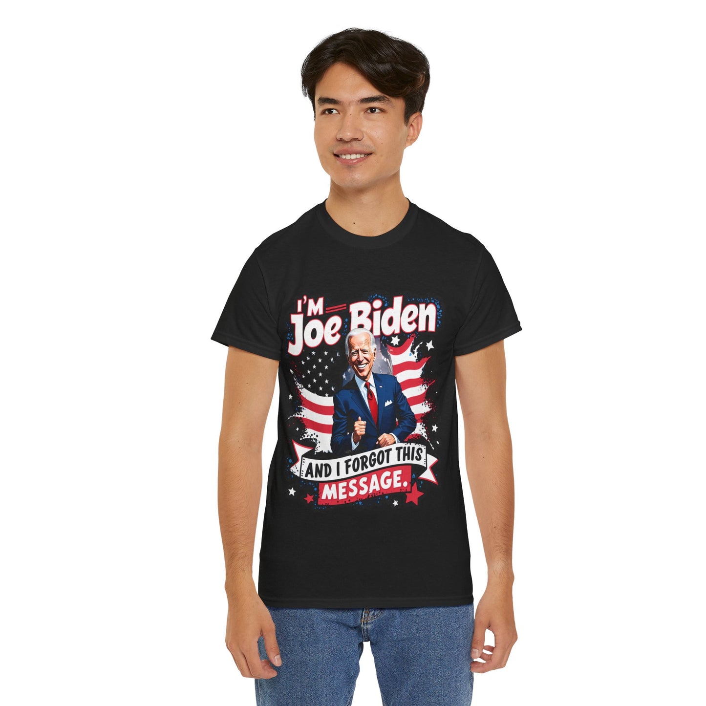 Biden I Forgot Unisex Heavy Cotton Tee