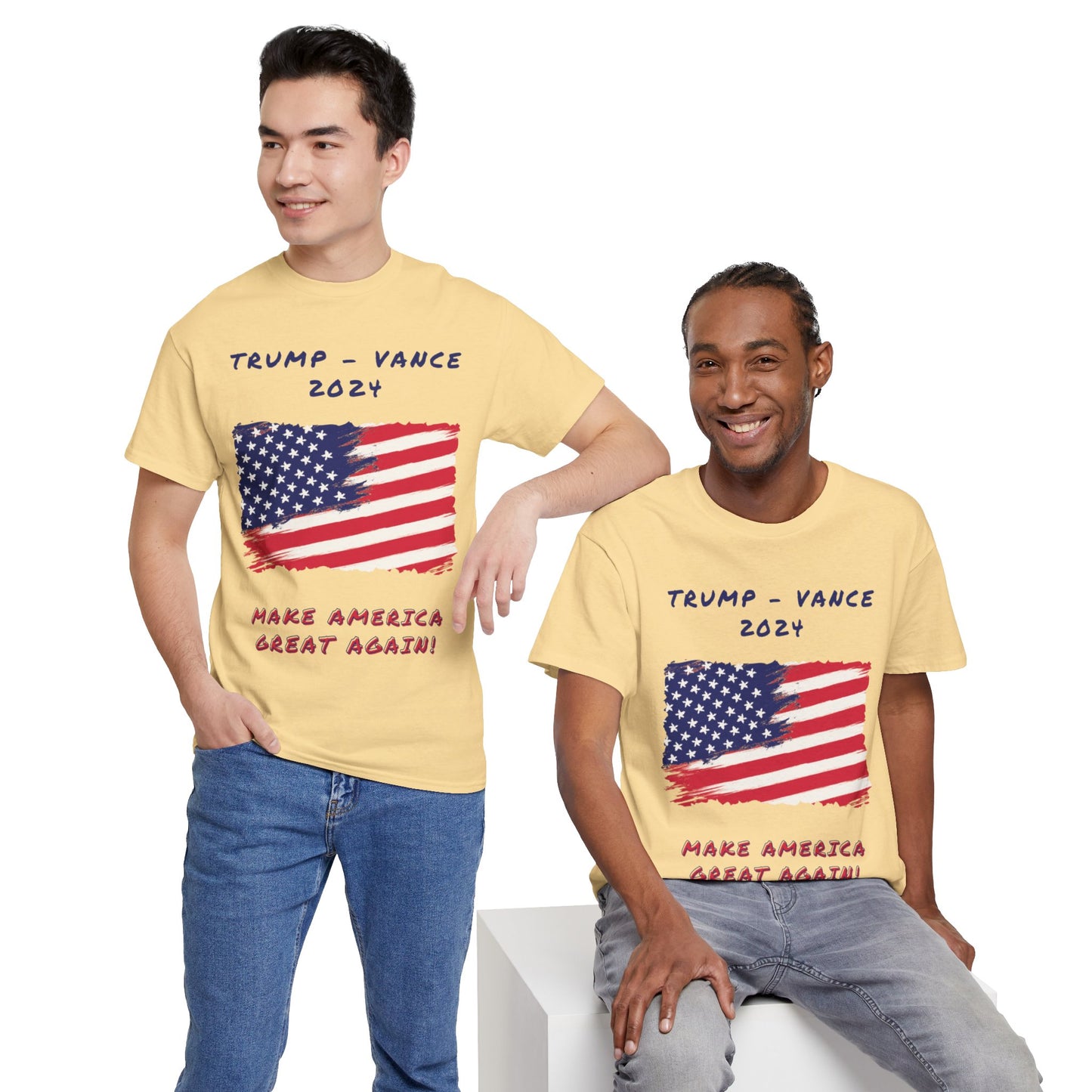 Trump Vance Unisex Heavy Cotton Tee