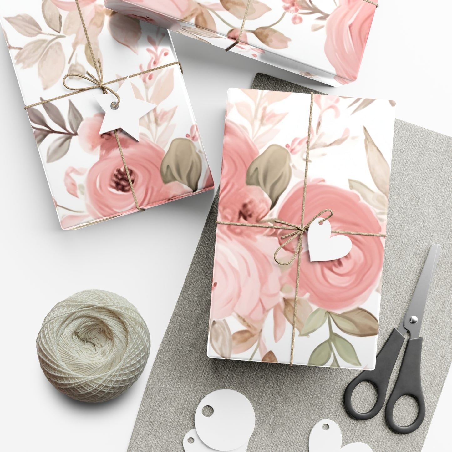 Dusty Rose Gift Wrap Papers