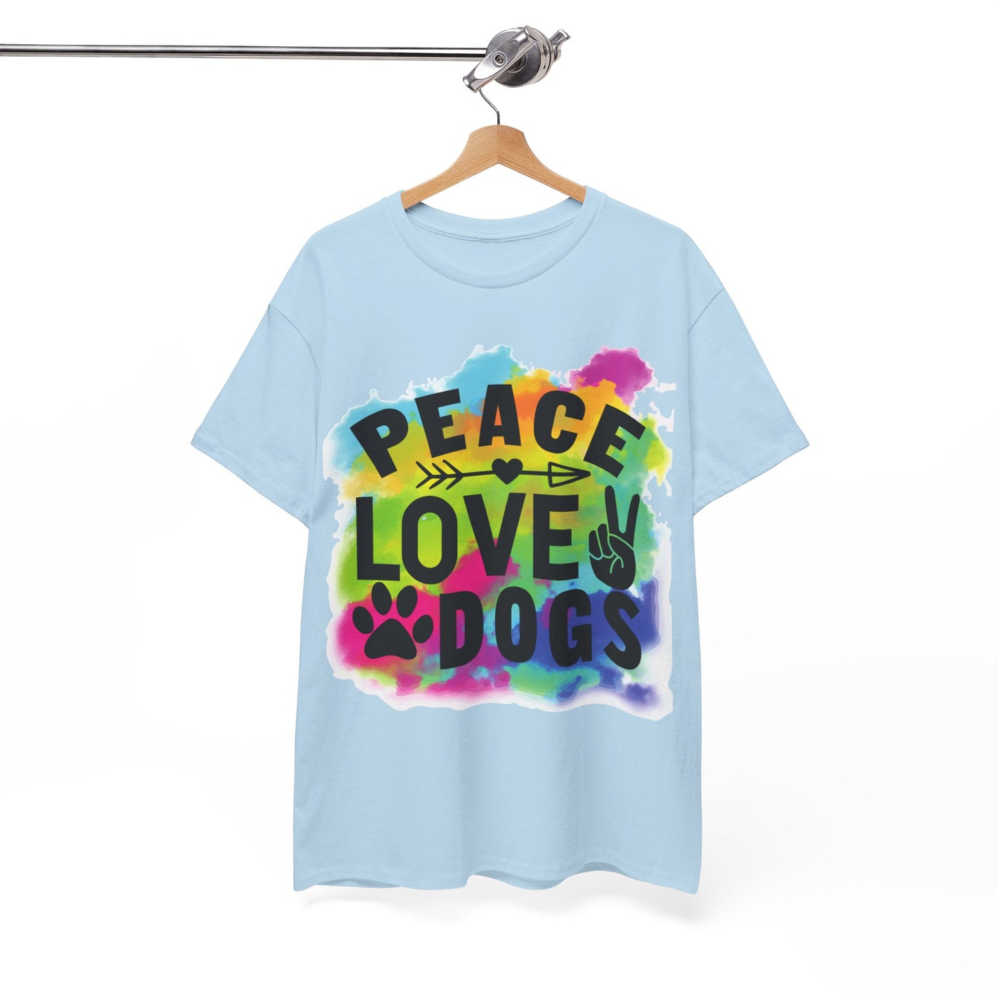 Peace Love Dogs Unisex Heavy Cotton Tee