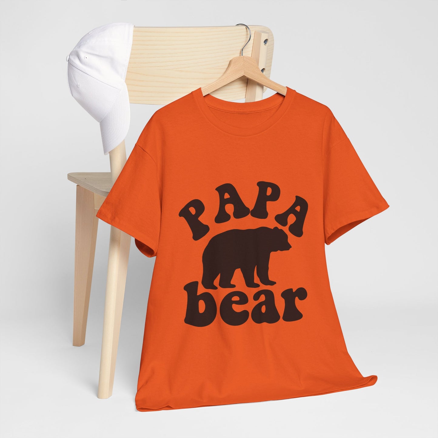 Papa Bear Unisex Heavy Cotton Tee