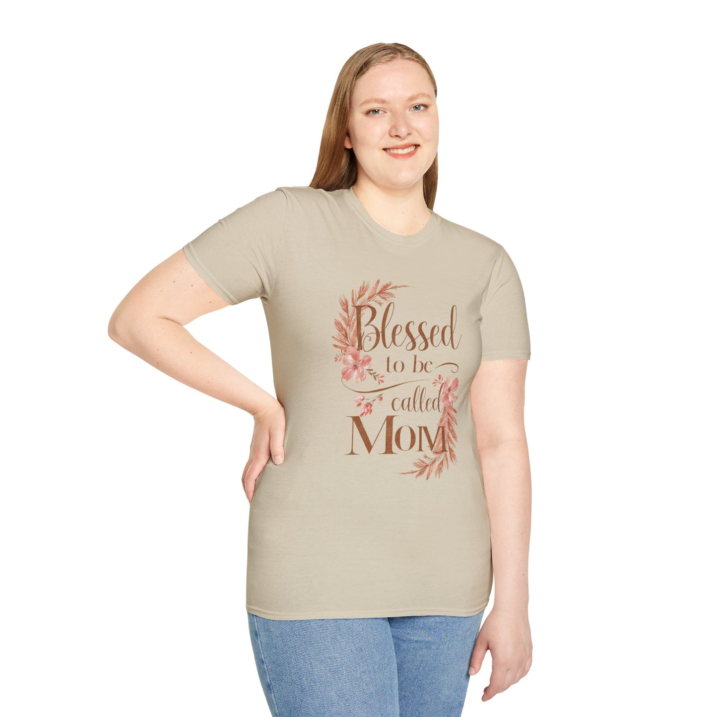 Blessed to be Called Mom Unisex Softstyle T-Shirt