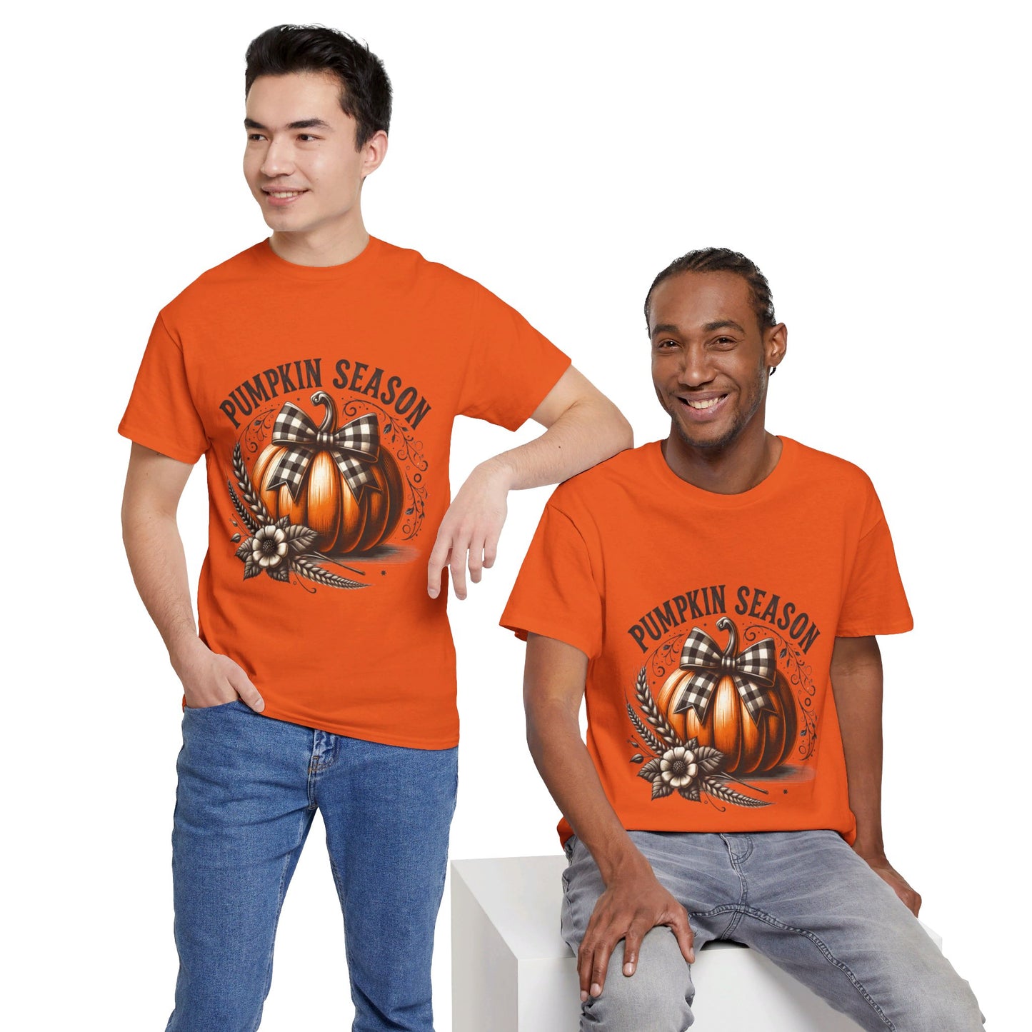 Pumpkin Season Unisex Heavy Cotton Tee