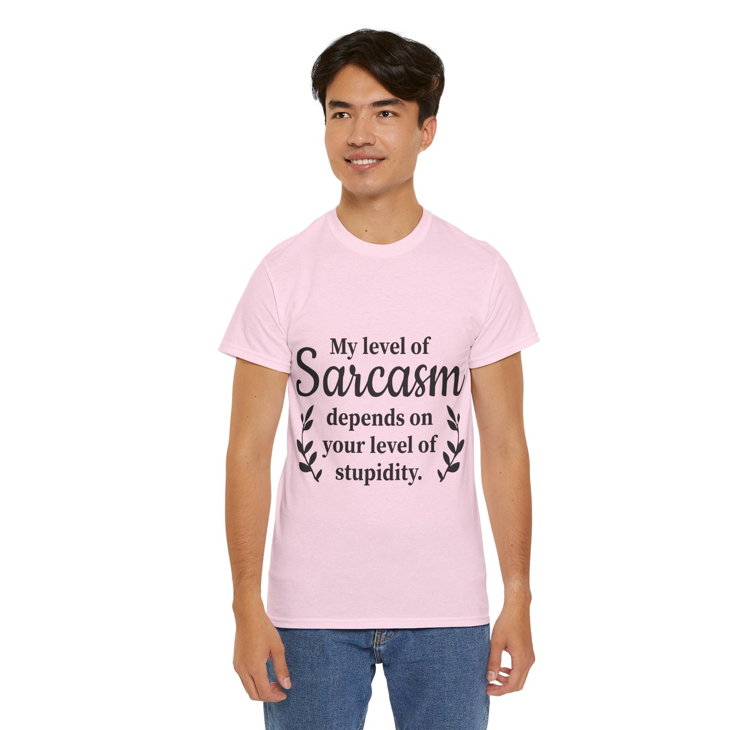 My Level Of Sarcasm Unisex Heavy Cotton Tee