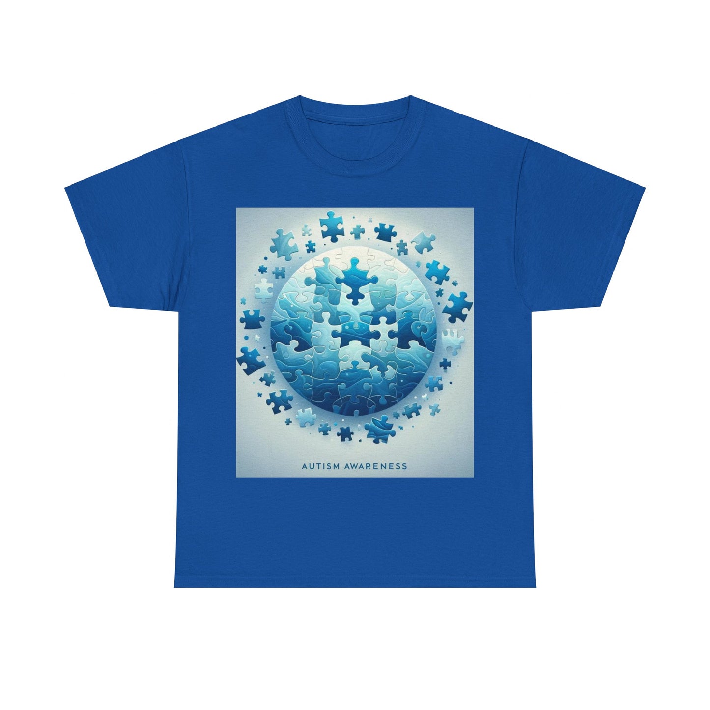 Autism Globe Unisex Heavy Cotton Tee