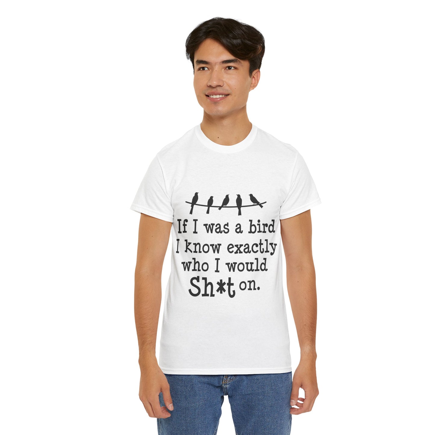 If I Were A Bird Unisex Heavy Cotton Tee