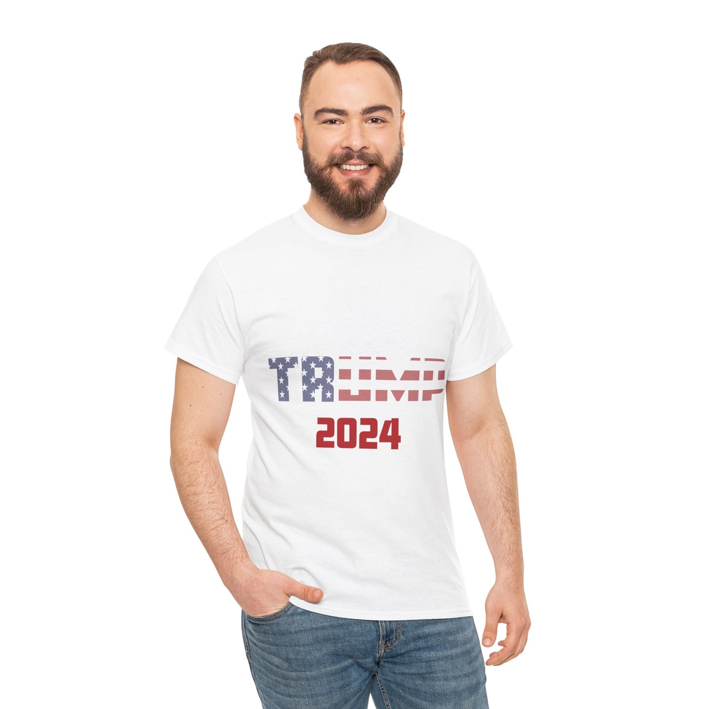 Trump 2024 B Unisex Heavy Cotton Tee