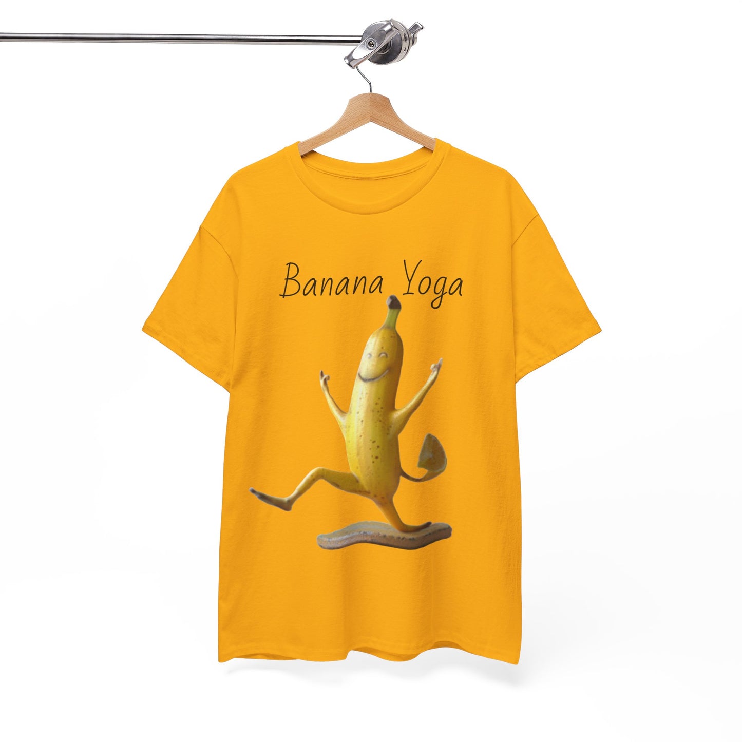 Banana Yoga2 Unisex Heavy Cotton Tee