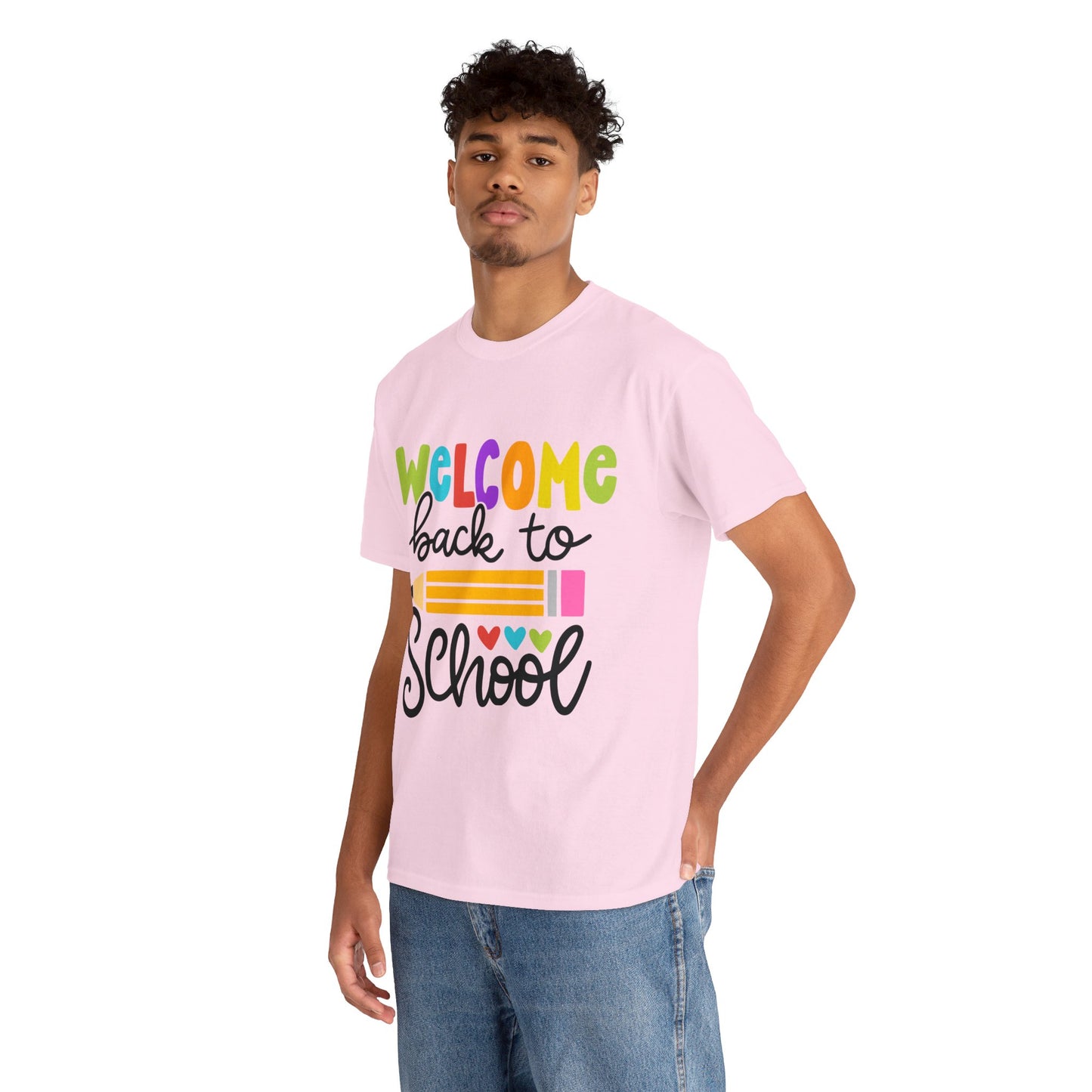 Welcome Back To School Unisex Heavy Cotton Tee