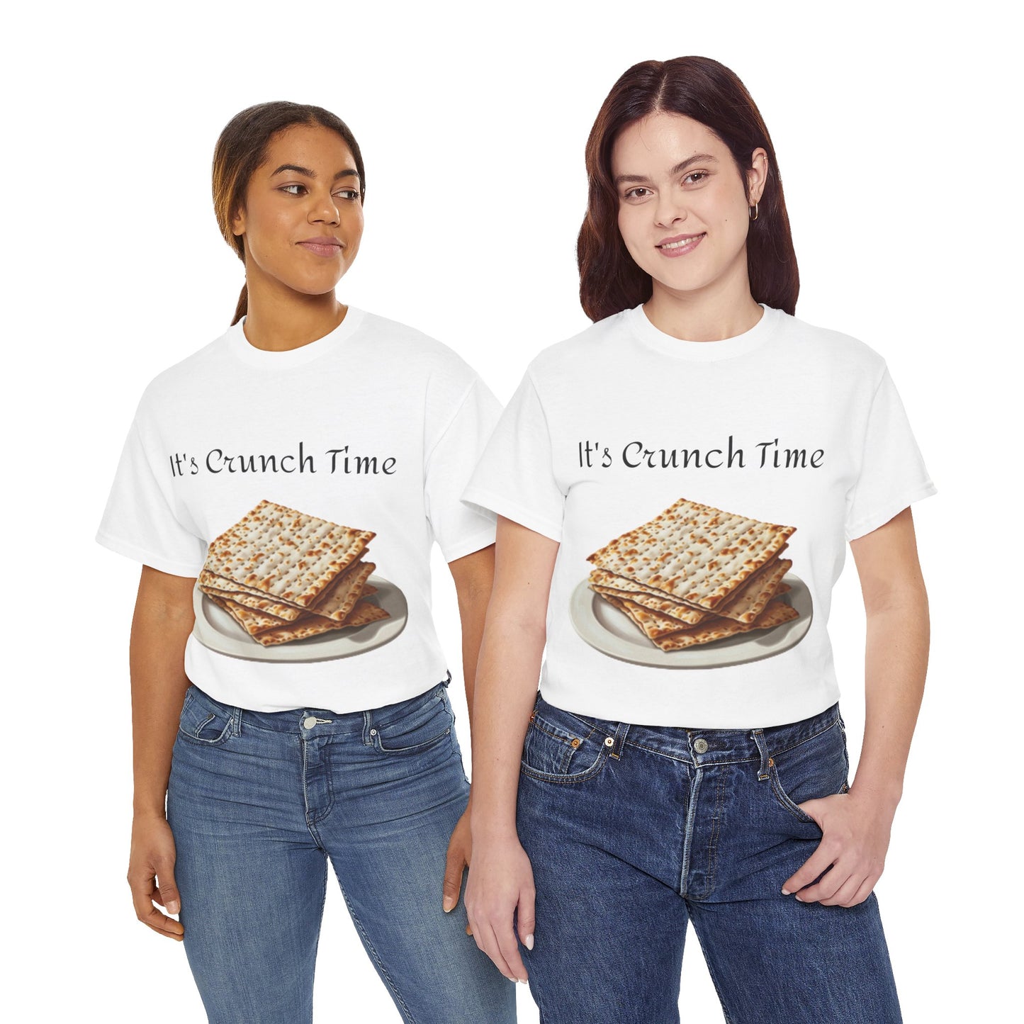 It's Crunch Time Matza Unisex Heavy Cotton Tee