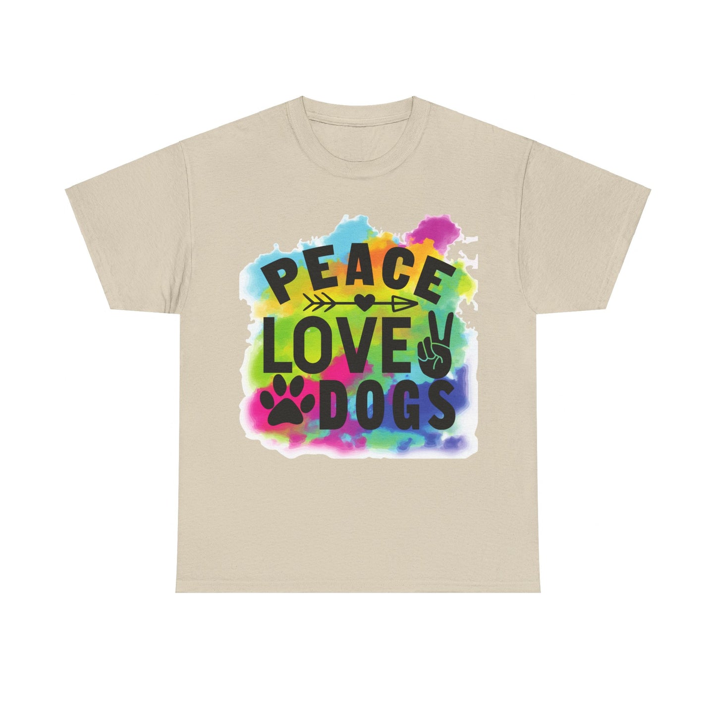 Peace Love Dogs Unisex Heavy Cotton Tee