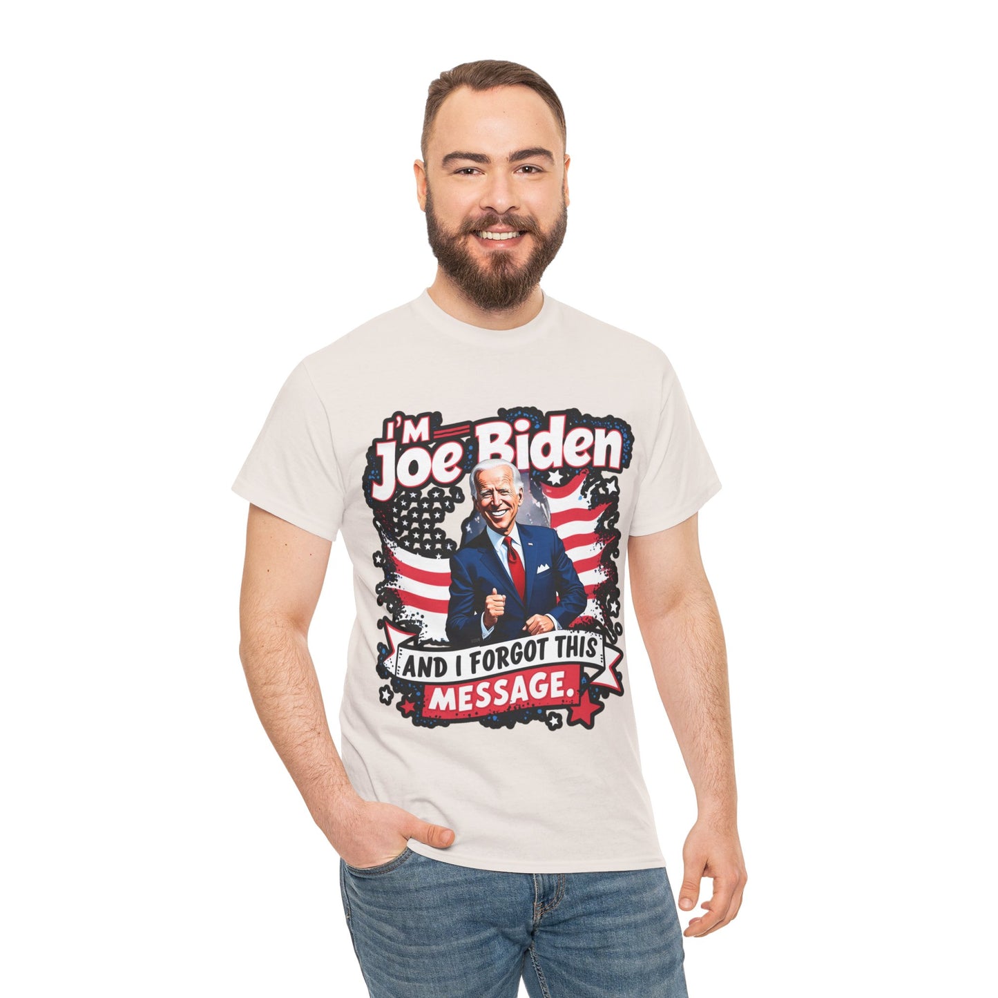 Biden I Forgot Unisex Heavy Cotton Tee