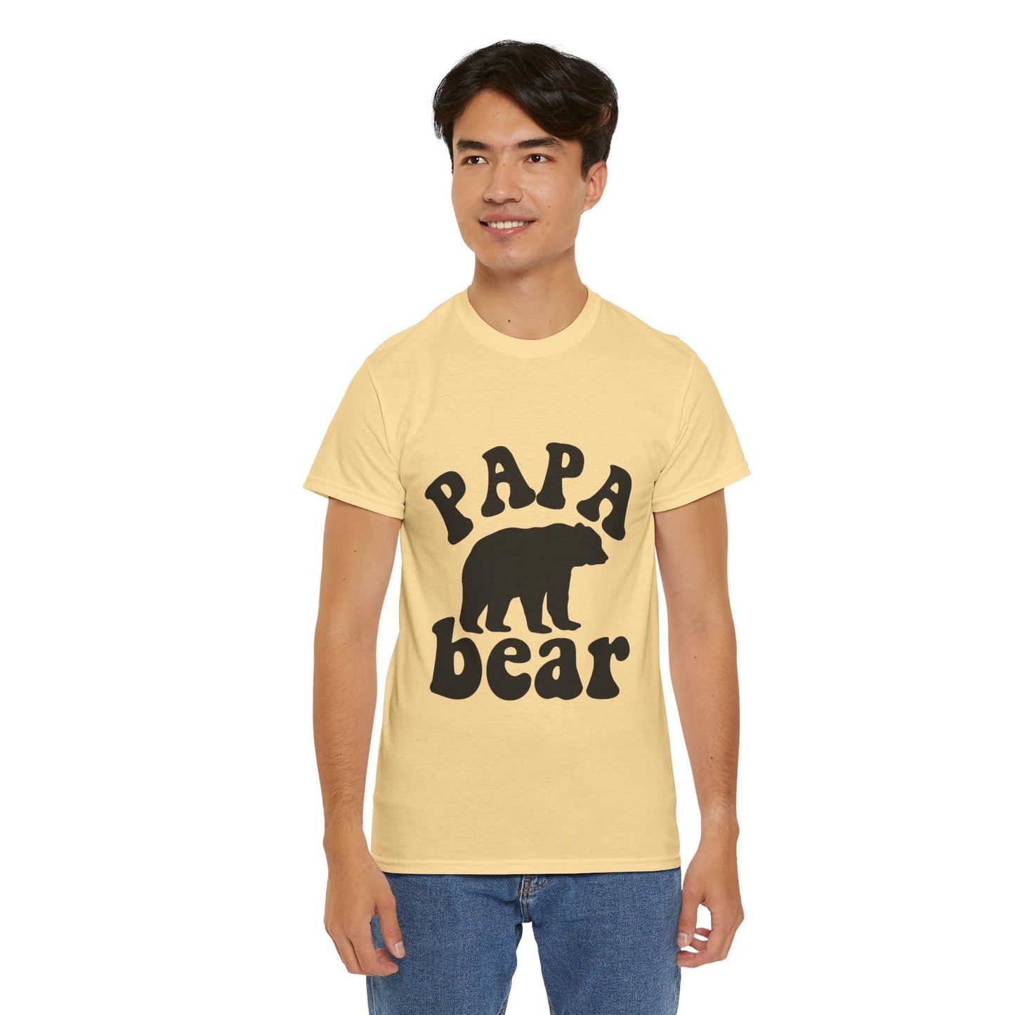 Papa Bear Unisex Heavy Cotton Tee