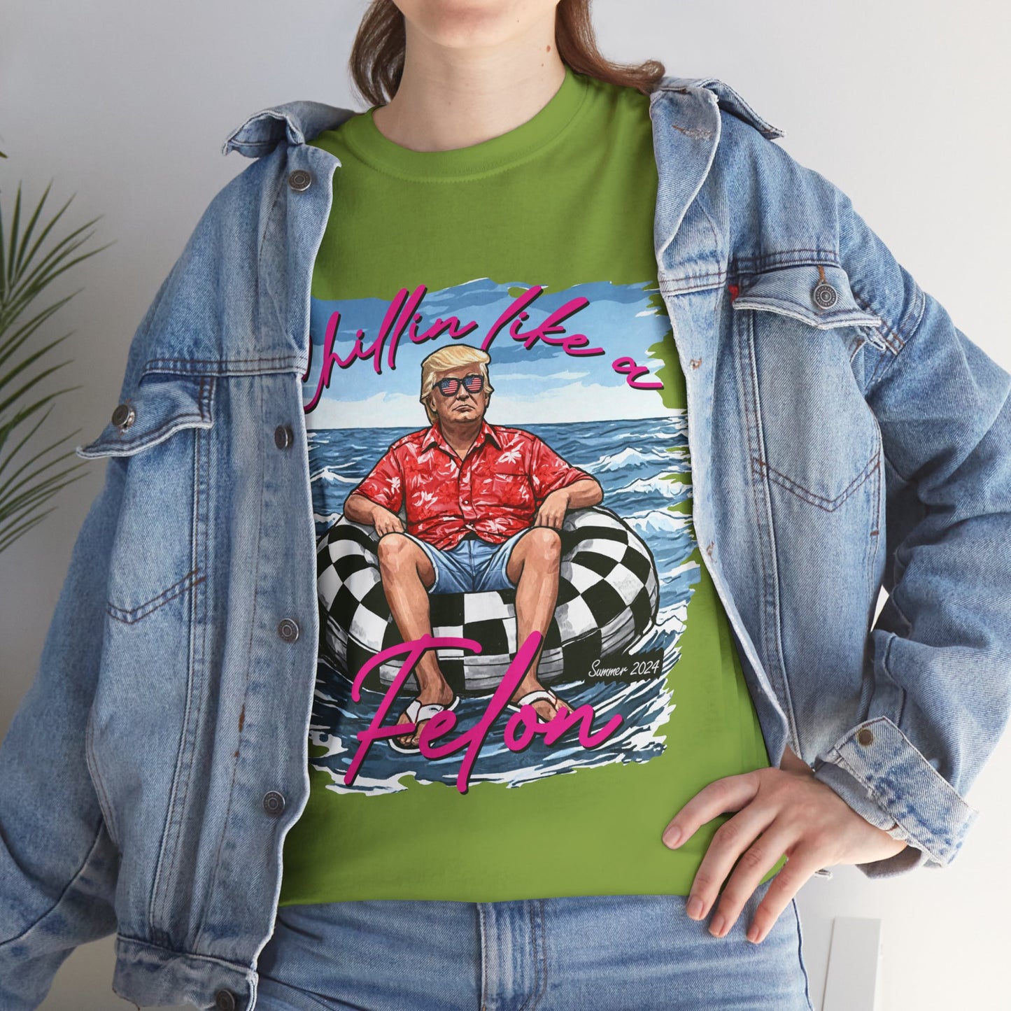 Trump Chillin' Unisex Heavy Cotton Tee