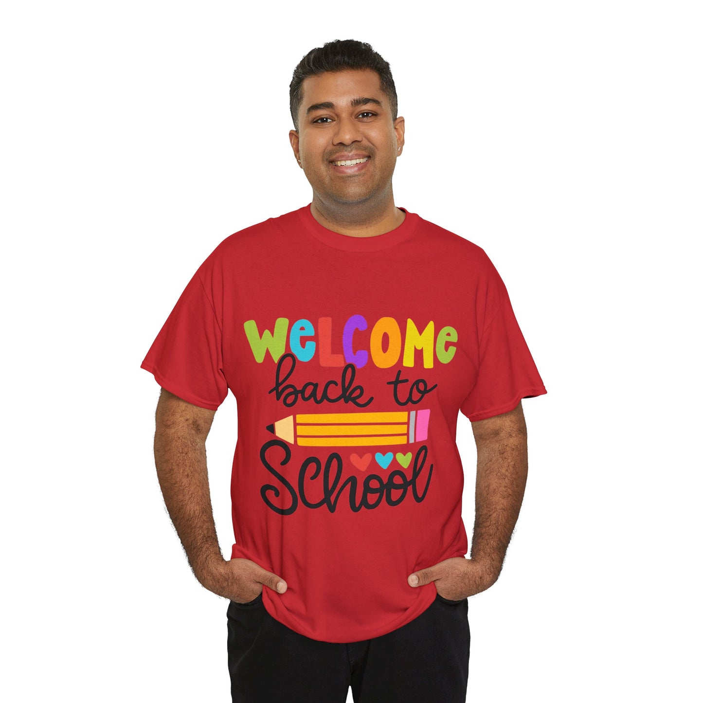 Welcome Back To School Unisex Heavy Cotton Tee