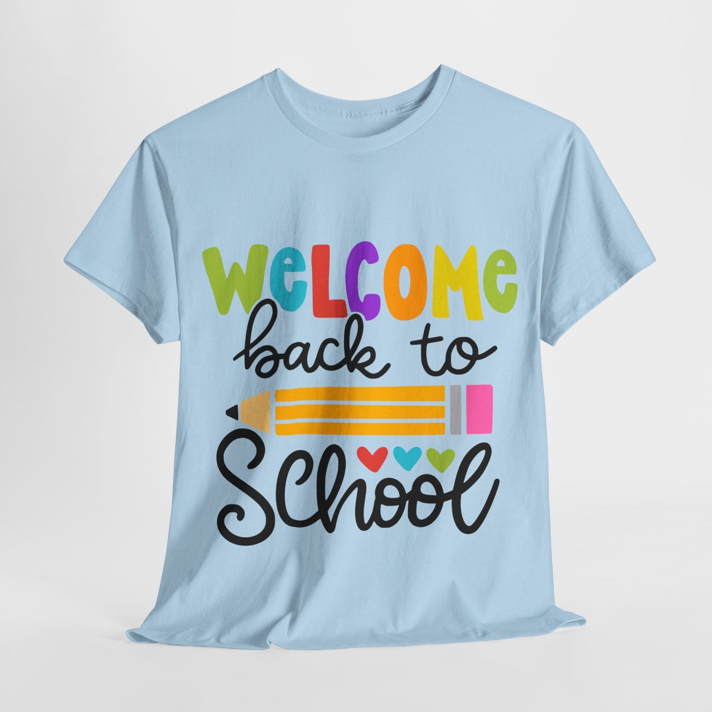 Welcome Back To School Unisex Heavy Cotton Tee