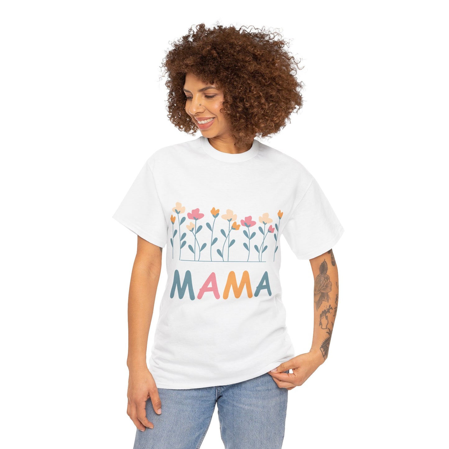 MAMA Unisex Heavy Cotton Tee