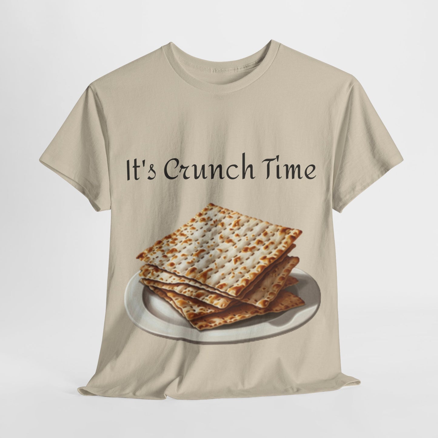 It's Crunch Time Matza Unisex Heavy Cotton Tee