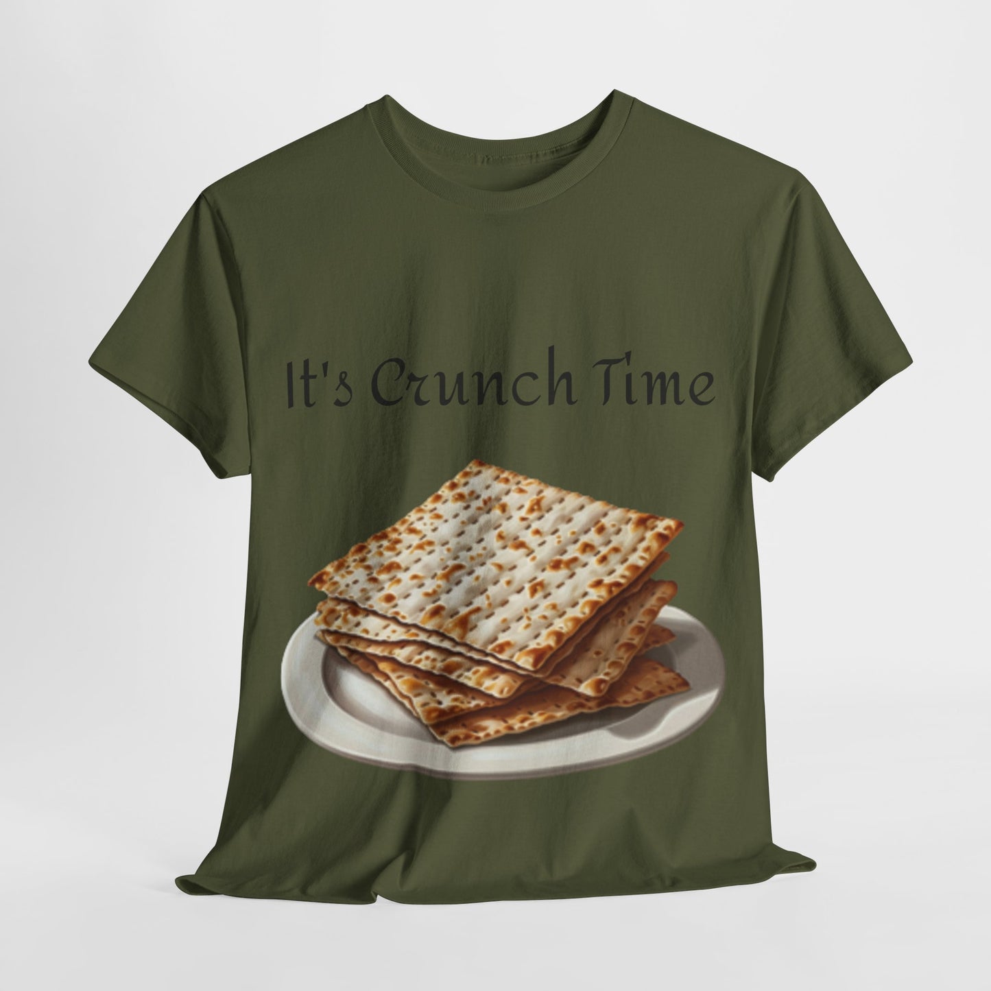 It's Crunch Time Matza Unisex Heavy Cotton Tee