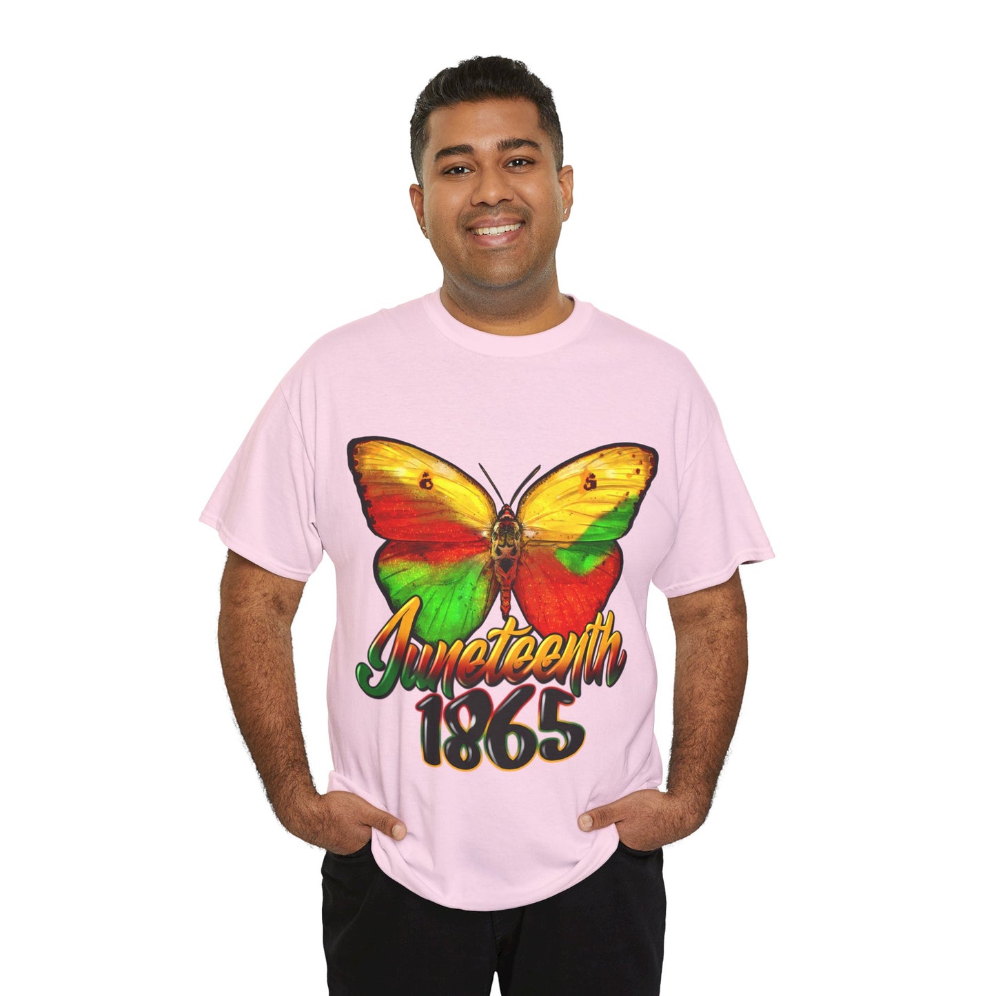 Juneteenth Butterfly Unisex Heavy Cotton Tee