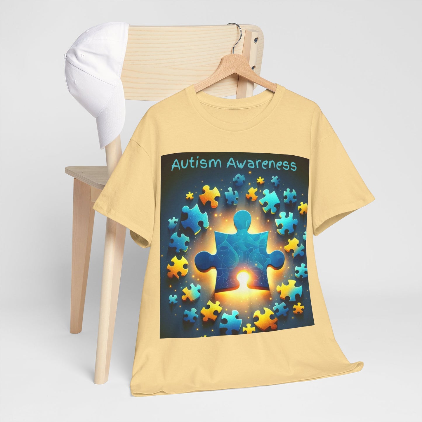 Autism Glow Unisex Heavy Cotton Tee