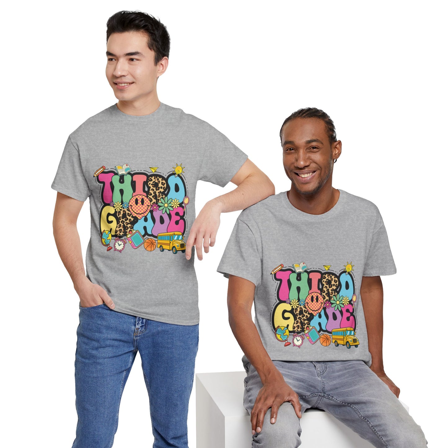 Third Grade Unisex Heavy Cotton Tee