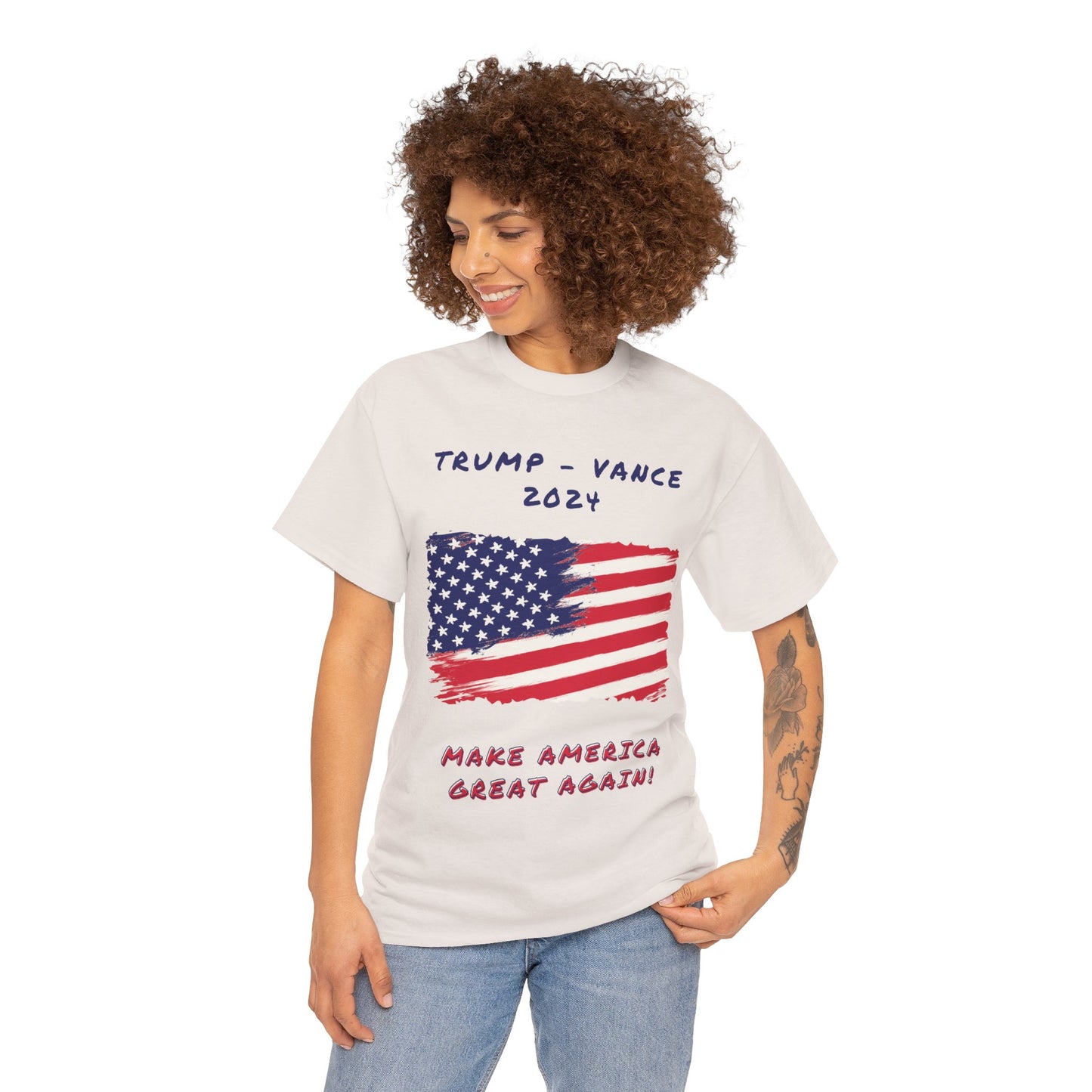 Trump Vance Unisex Heavy Cotton Tee