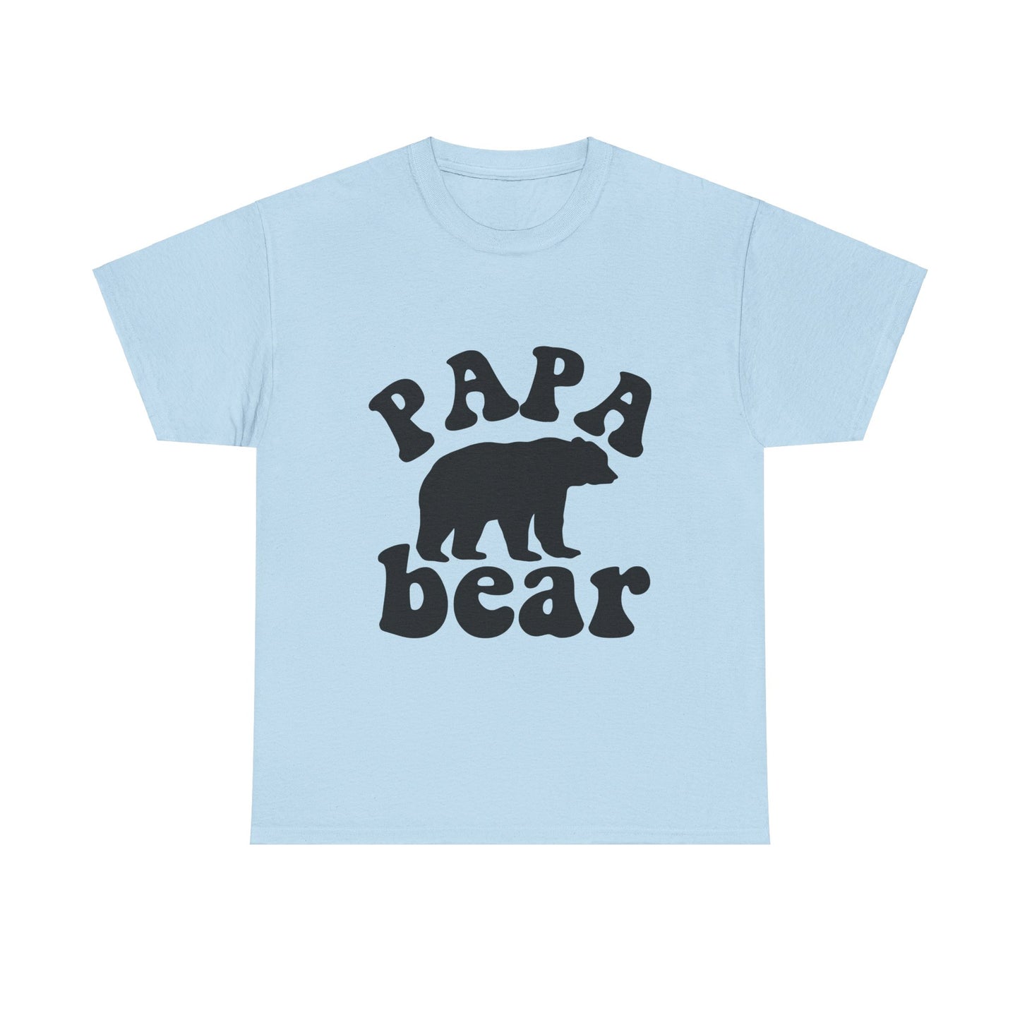 Papa Bear Unisex Heavy Cotton Tee