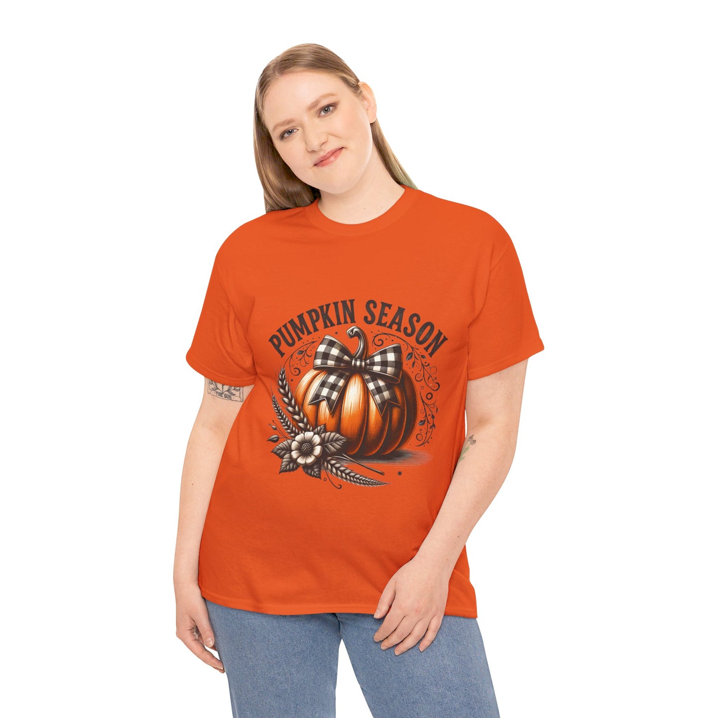 Pumpkin Season Unisex Heavy Cotton Tee