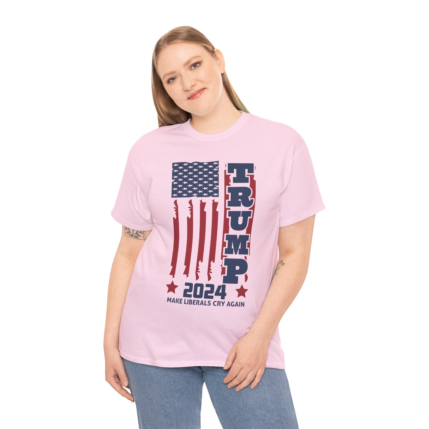 Trump 2024 A Unisex Heavy Cotton Tee