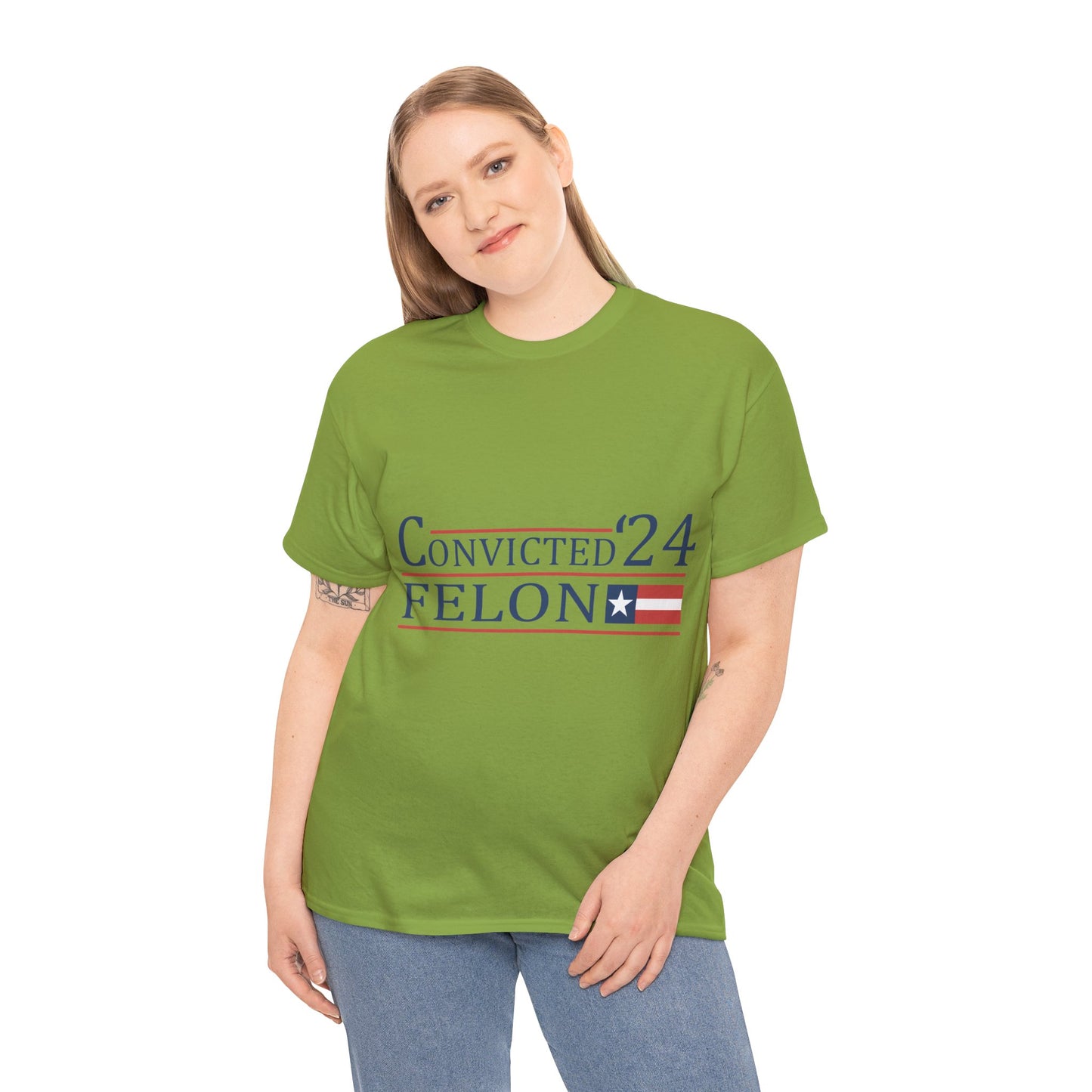 Convicted Felon Unisex Heavy Cotton Tee