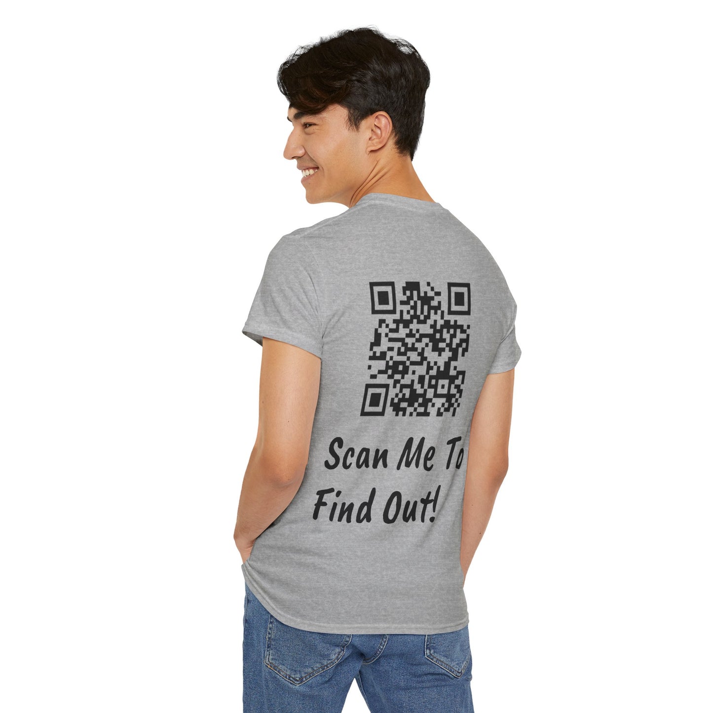 QR Code Unisex Heavy Cotton Tee