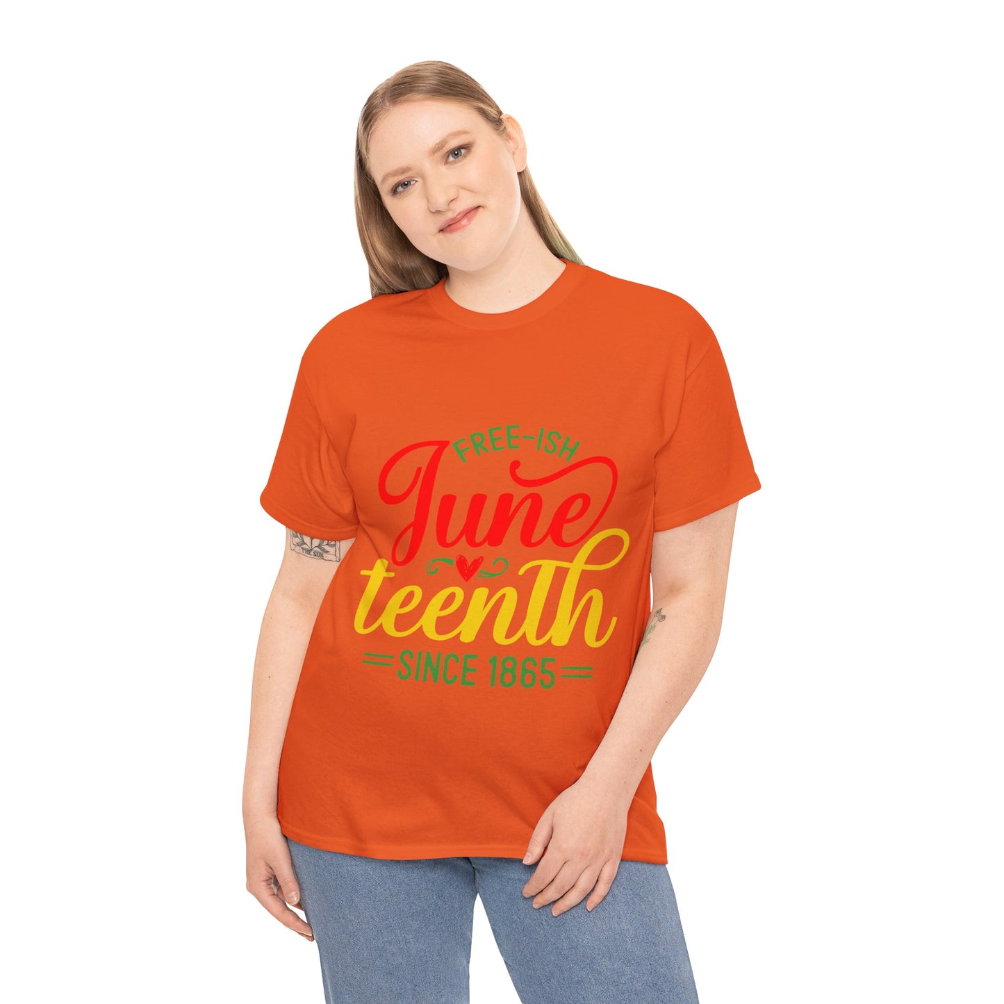 Juneteenth Free-ish Unisex Heavy Cotton Tee