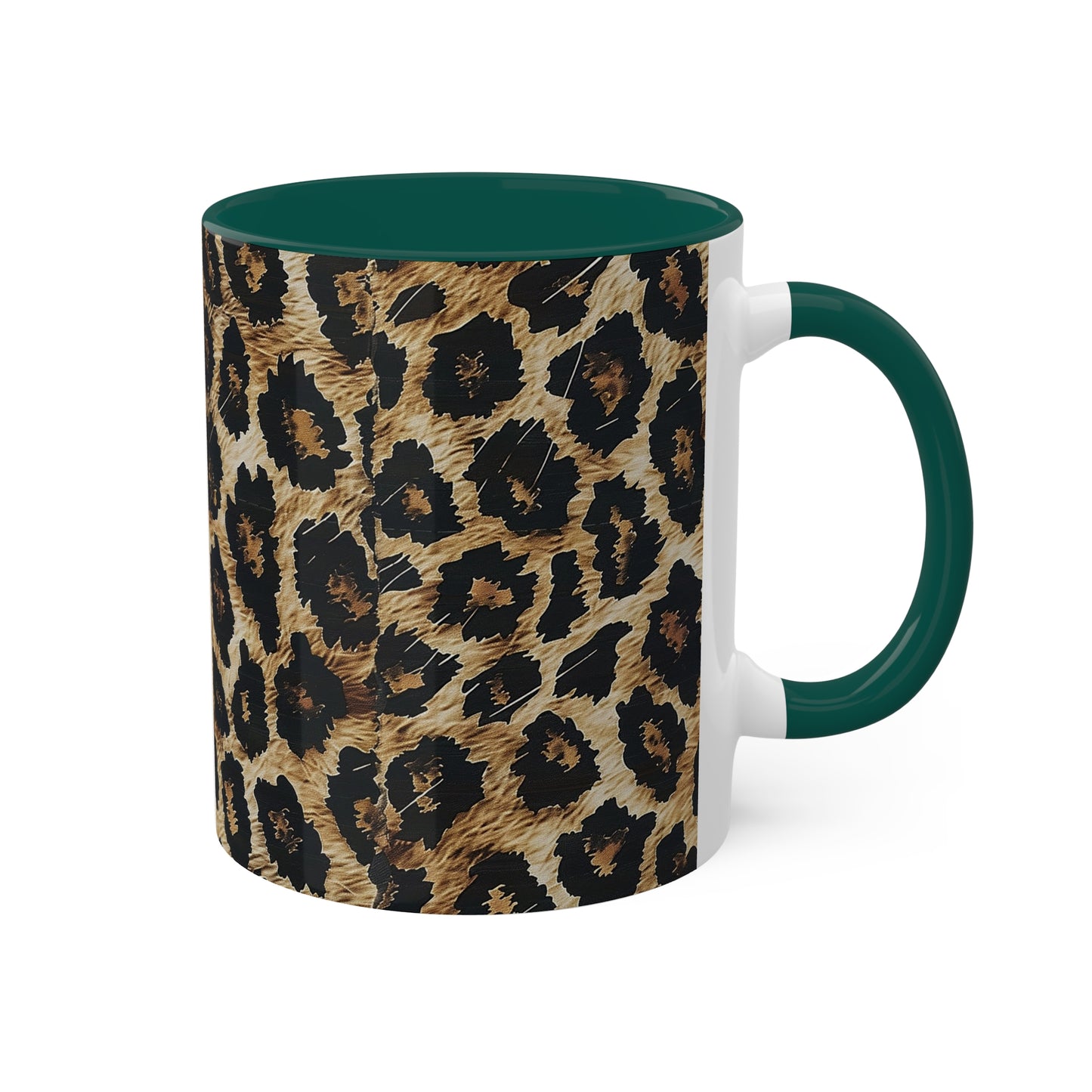 Leopard Print Colorful Mugs, 11oz