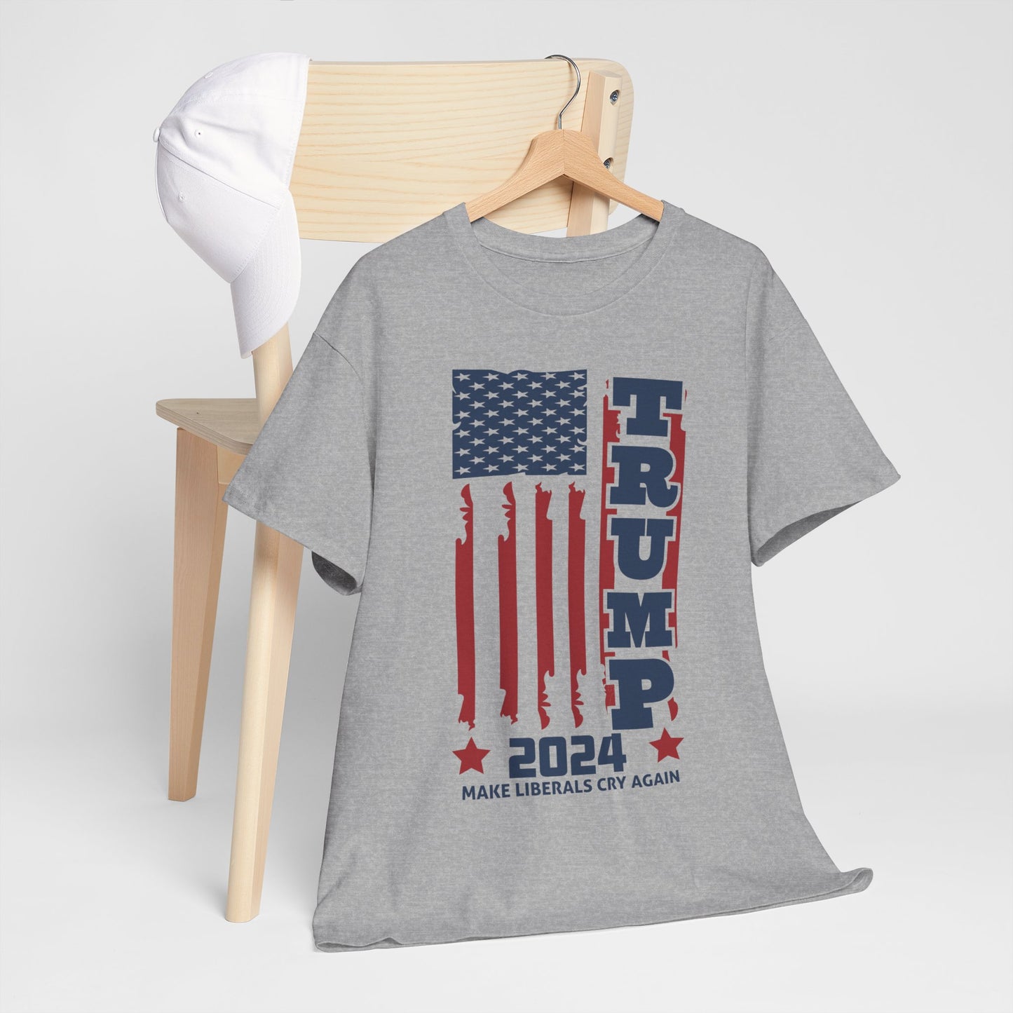 Trump 2024 A Unisex Heavy Cotton Tee