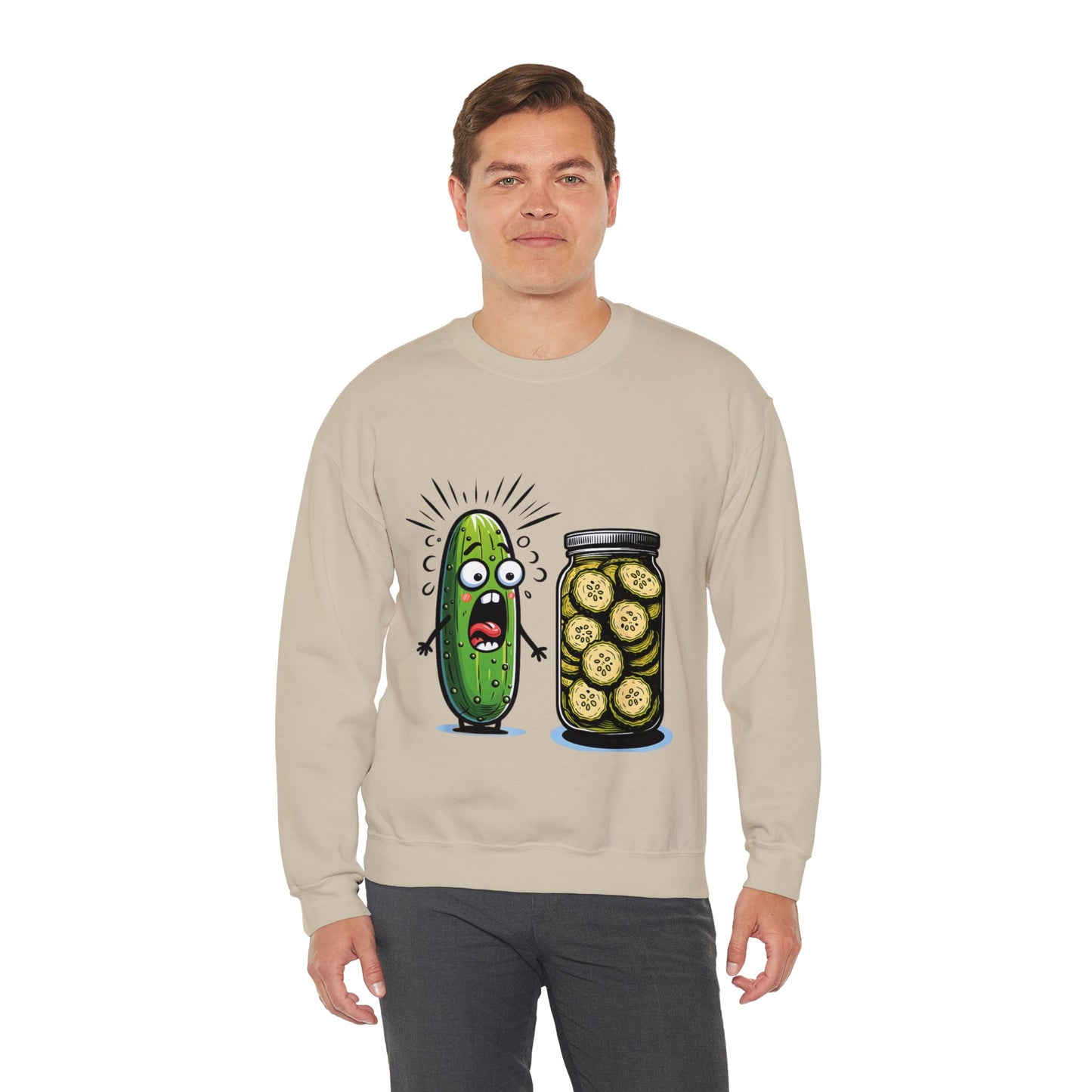 Terrified Pickle Unisex Heavy Blend™ Crewneck Sweatshirt