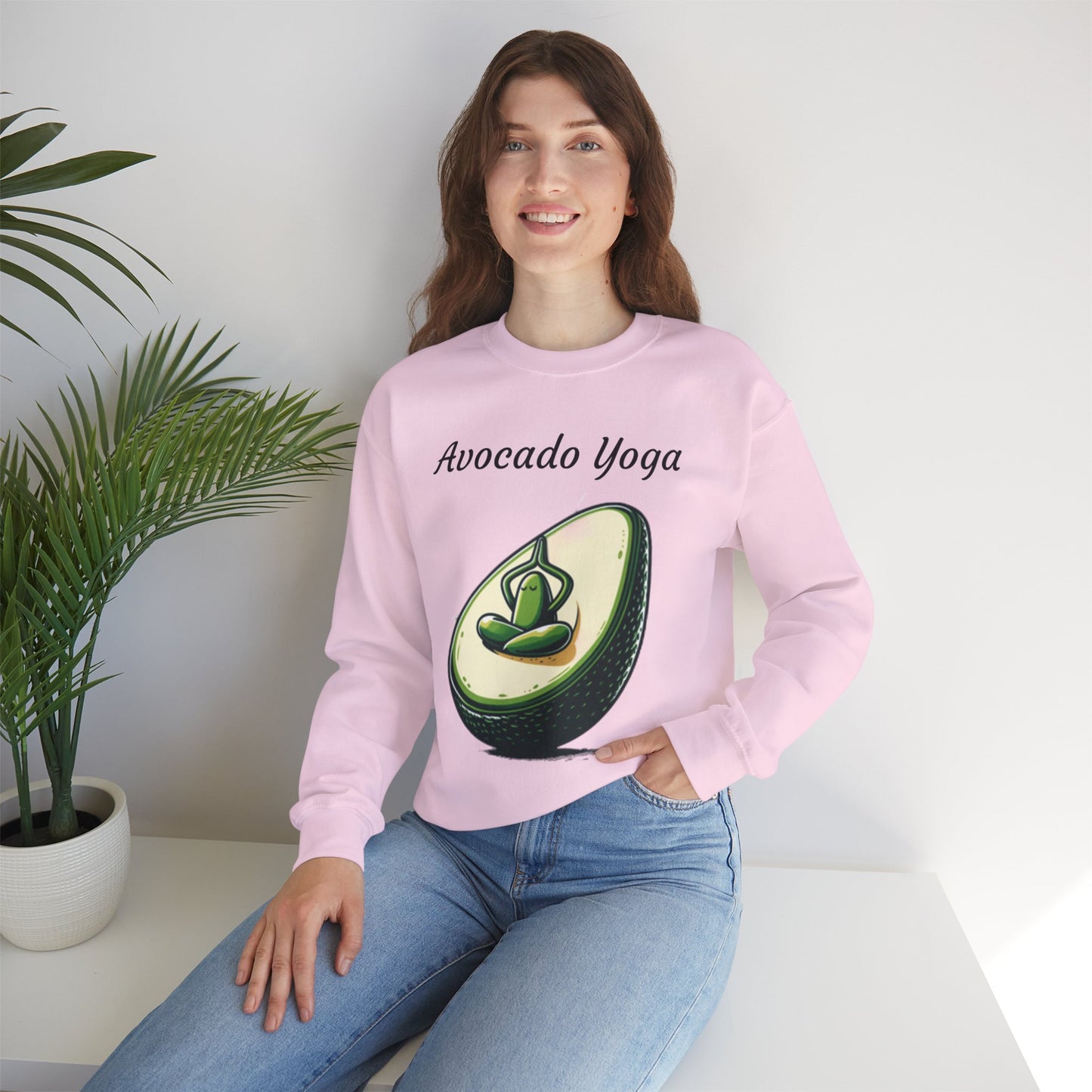 Avocado Yoga Unisex Heavy Blend™ Crewneck Sweatshirt