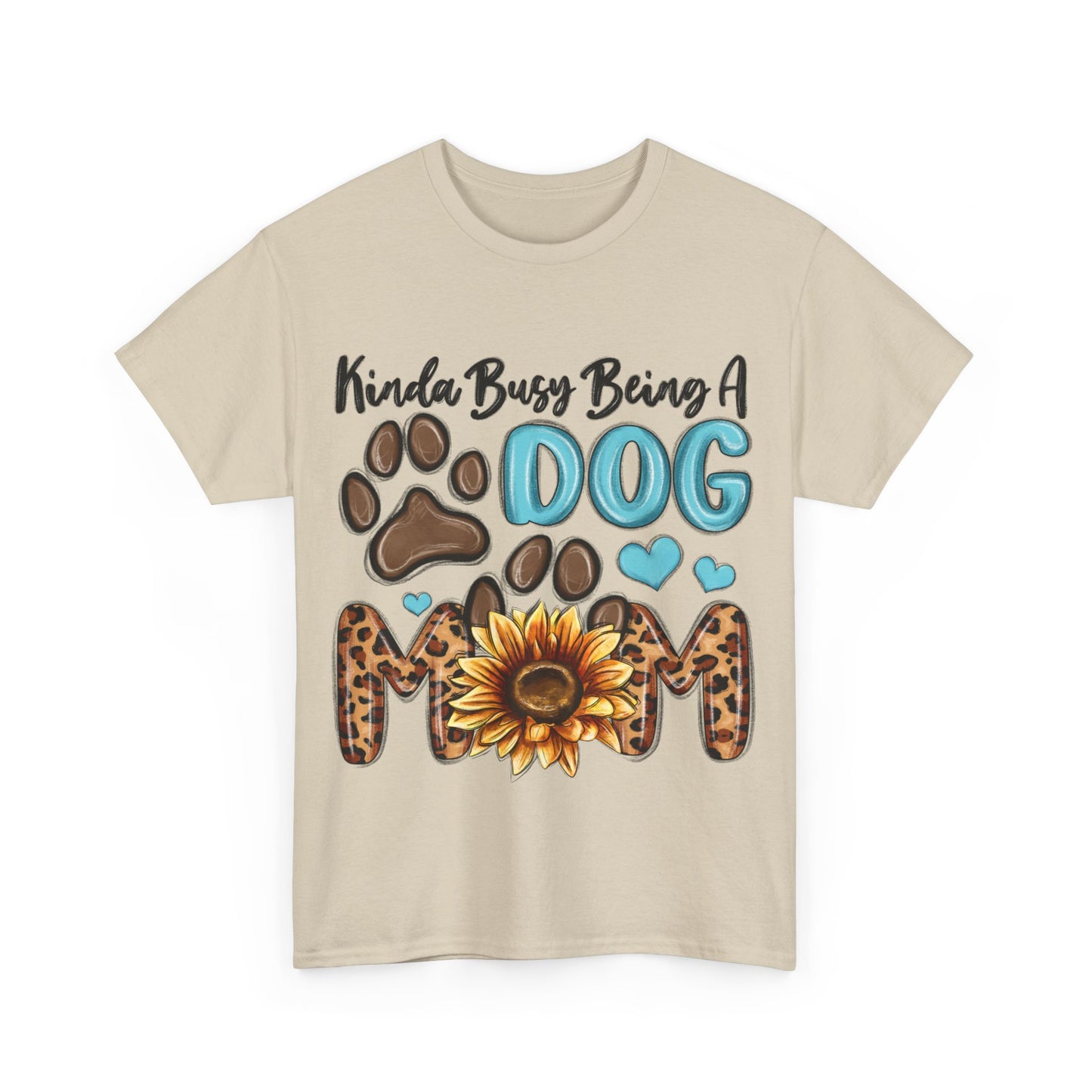 Busy Being A Dog Mom Unisex Heavy Cotton Tee